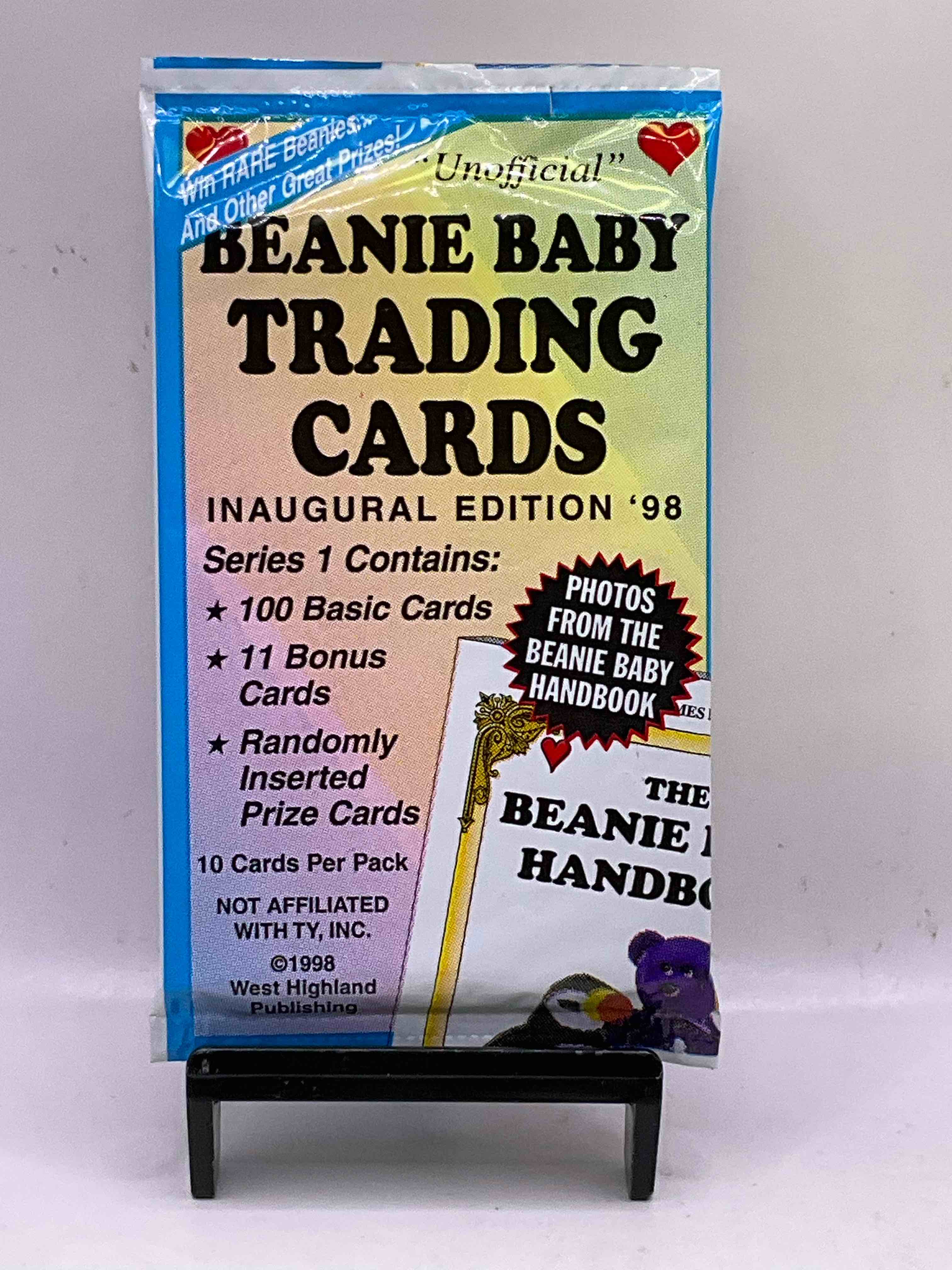 1998 Beanie Baby Cards! Remember The Beanie Baby Craze?! Check These Out, 1998 Beanie Baby Collector Card Sealed Wax Packs, Direct From Original Retail Case! Re-Live The Beanie Baby Craze!