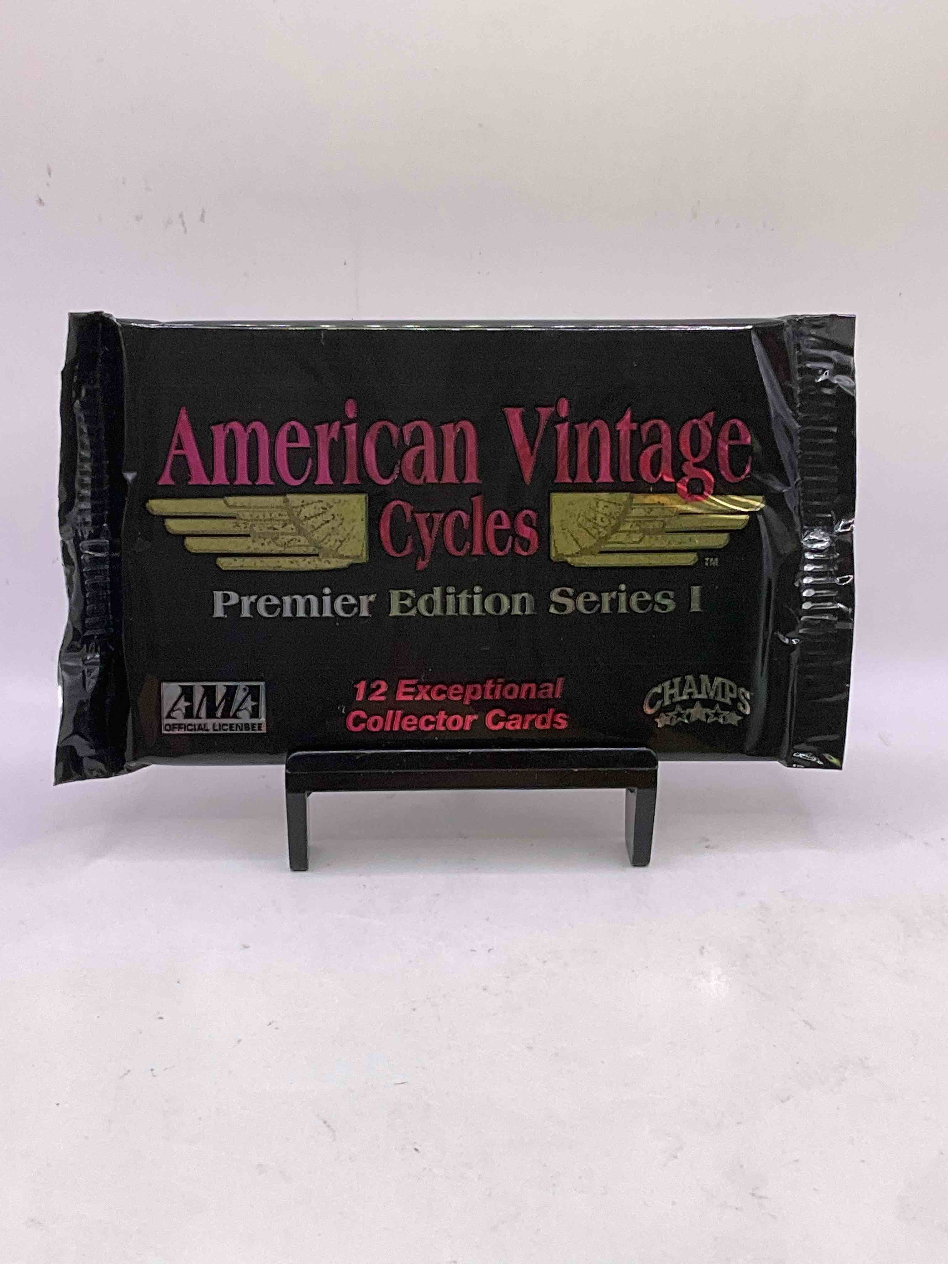Vintage Motorcycle Fans Rejoice! Check Out These Rare 1992 America Vintage Cycle Collector Card Sealed Wax Packs, Direct From Original Retail Case! Hard To Find!