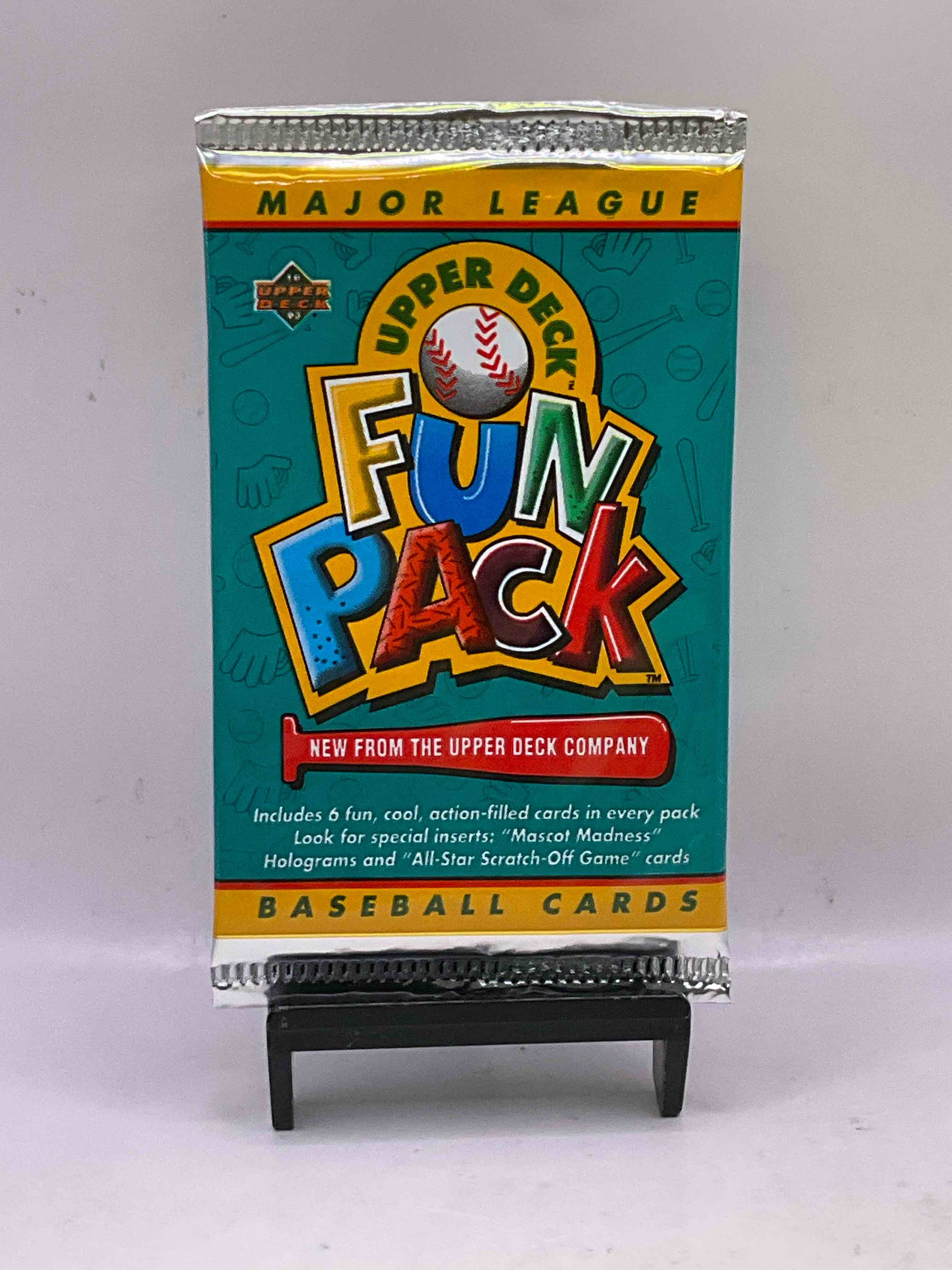 1993 Upper Deck Baseball Fun Pack! Look For Special Edition Holograms, Mascot Madness Cards & More! 90’s Baseball! Straight From Box!