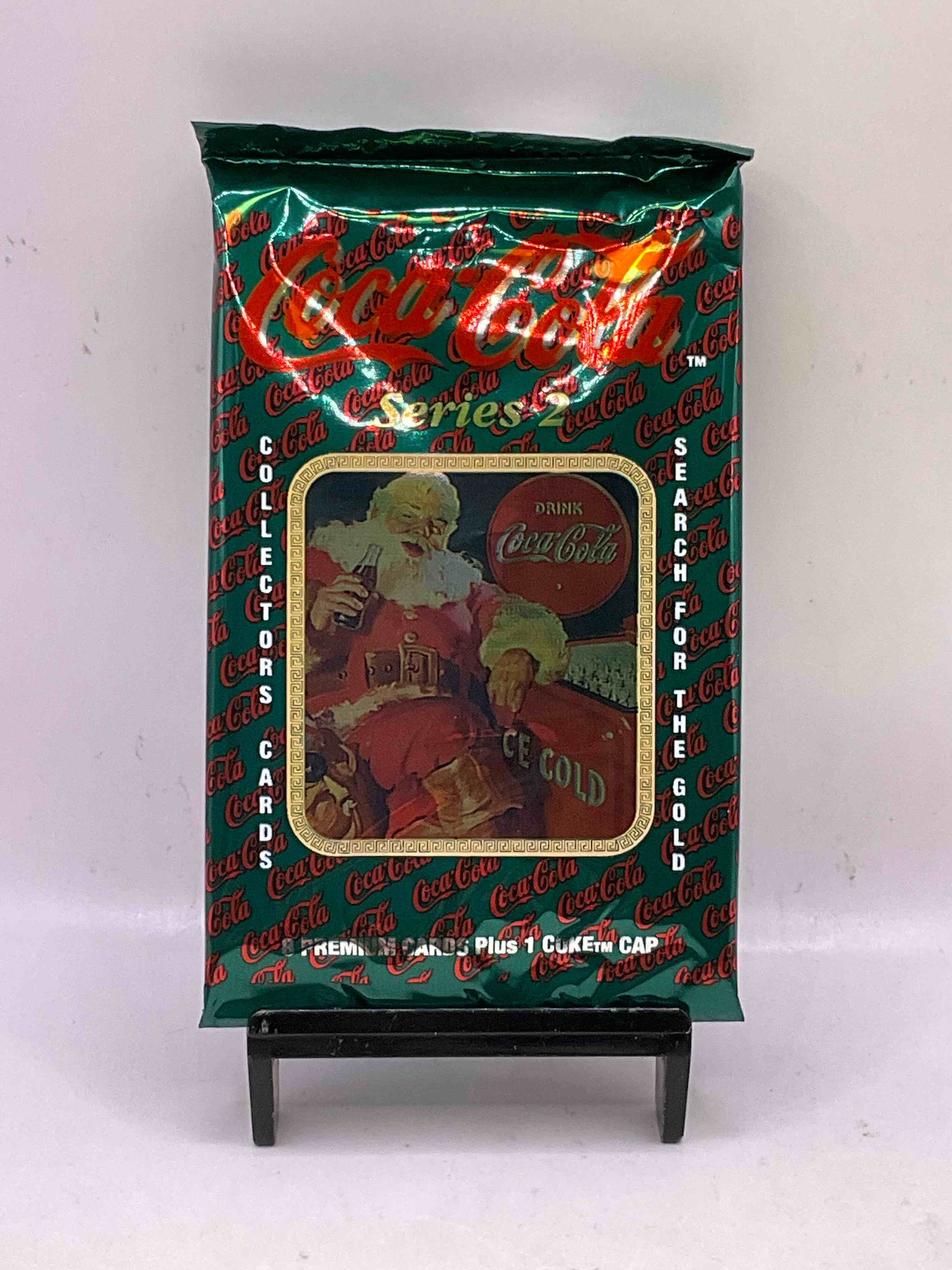 Coca Cola Collectors Rejoice! 1994 SERIES ONE Coke Collector Card Sealed Wax Packs, Direct From Original Retail Case! These Cards Are Super Rare & A Must For Coke Collectors! Search For Randomly Inserted Gold Cards, These Packs Are Nearly Impossible To Find!