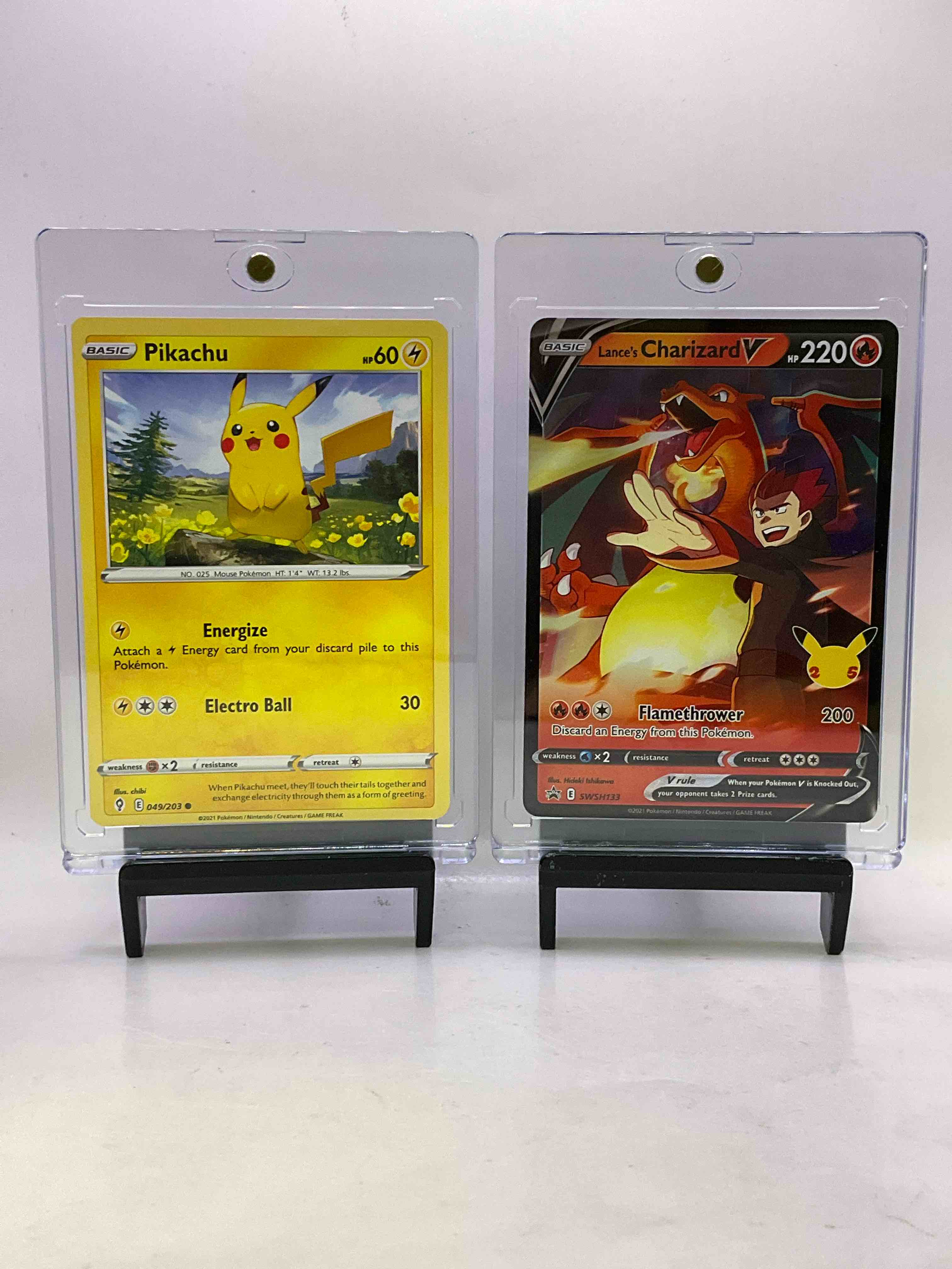 Pikachu & Charizard Flamethrower & Electric Call Combo! The Two Big Time Names In Pokemon, All In One Place! 50 Card Combo Along With Other Pokemom Including Holos!