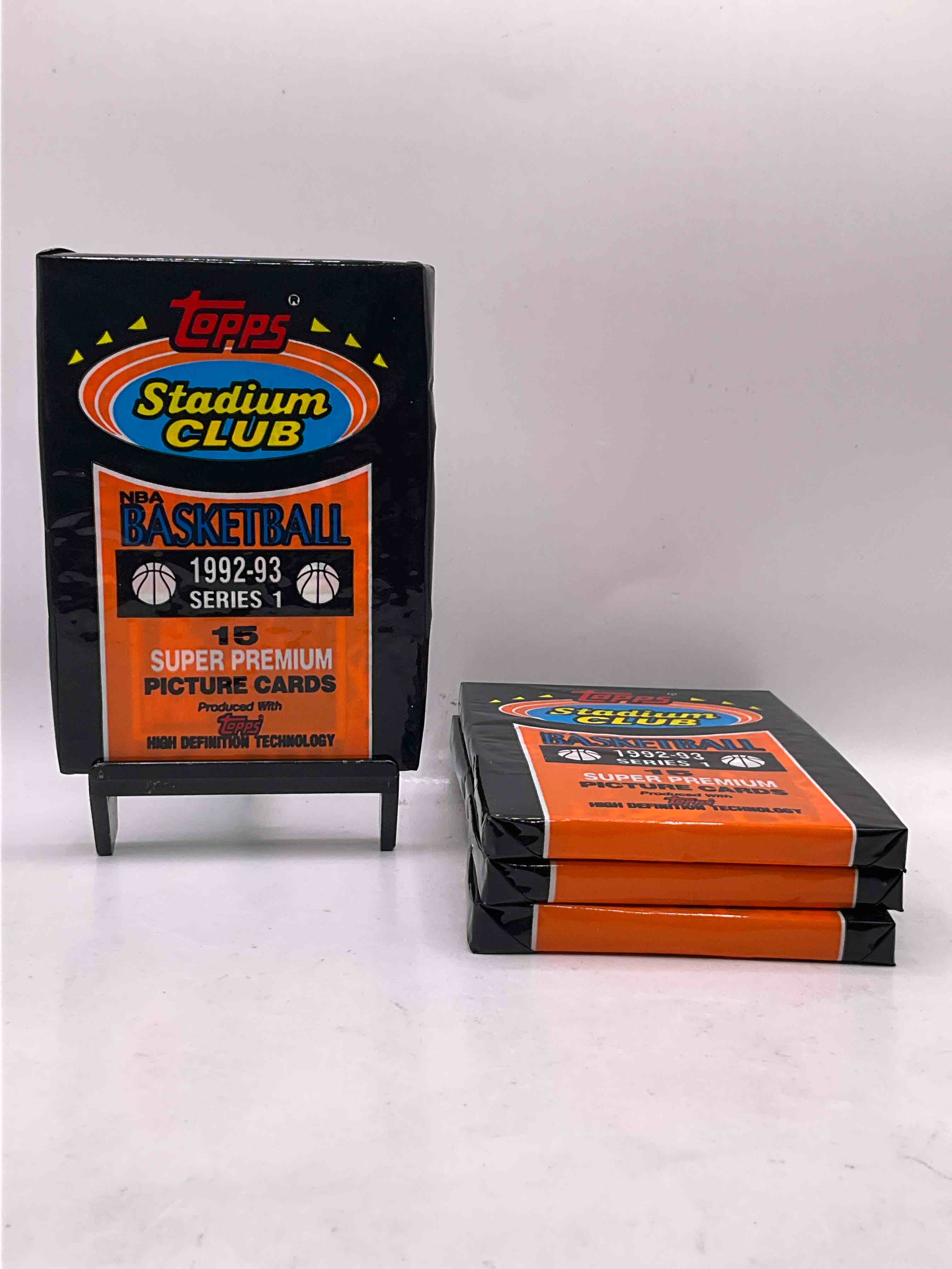 1992/93 Michael Jordan? Topps Stadium Club Basketball! Awesome Investment Potential, Topps Premiere Card Line, Stadium Club, NBA Sealed Basketball Card Pack, Direct From Original Sealed Retail Case. Search For Several Valuable Michael Jordan, Shay O'Neil & Magic Johnson Cards. NBA Basketball Cards From This Era, Especially Premium Cards Such As Topps Stadium Club, Are Drying Up Fast! A Great Sports Card Memorabilia Investment!