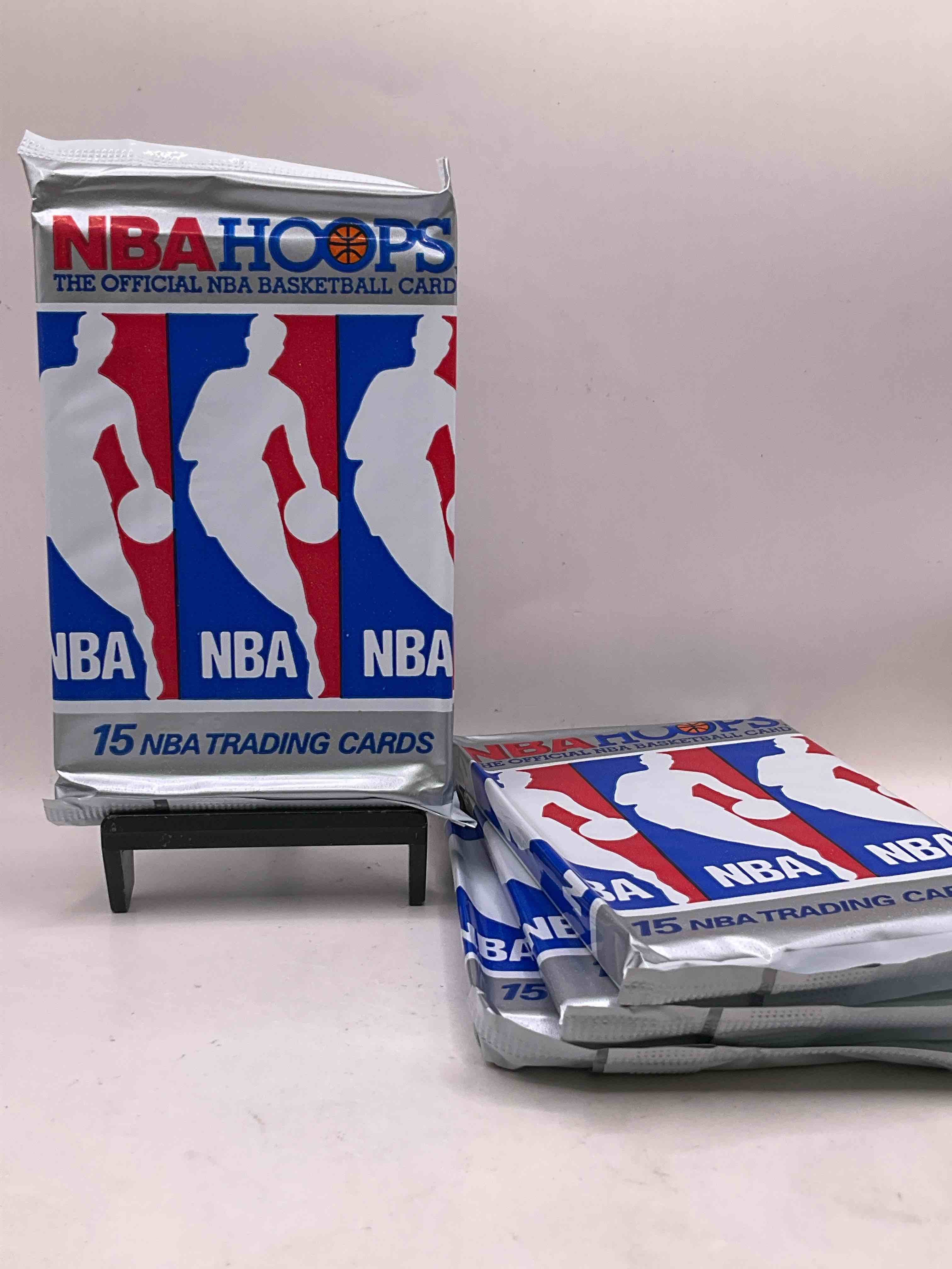 Michael Jordan!? 1990/91 NBA Hoops Unopened Sealed Trading Collectible Sports Card Pack, Direct From Original Sealed Retail Case!  Search For Early Michael Jordan #65 (PSA 10 Value $550), Jordan All Star Card, & Too Many Other Nice Cards To List!