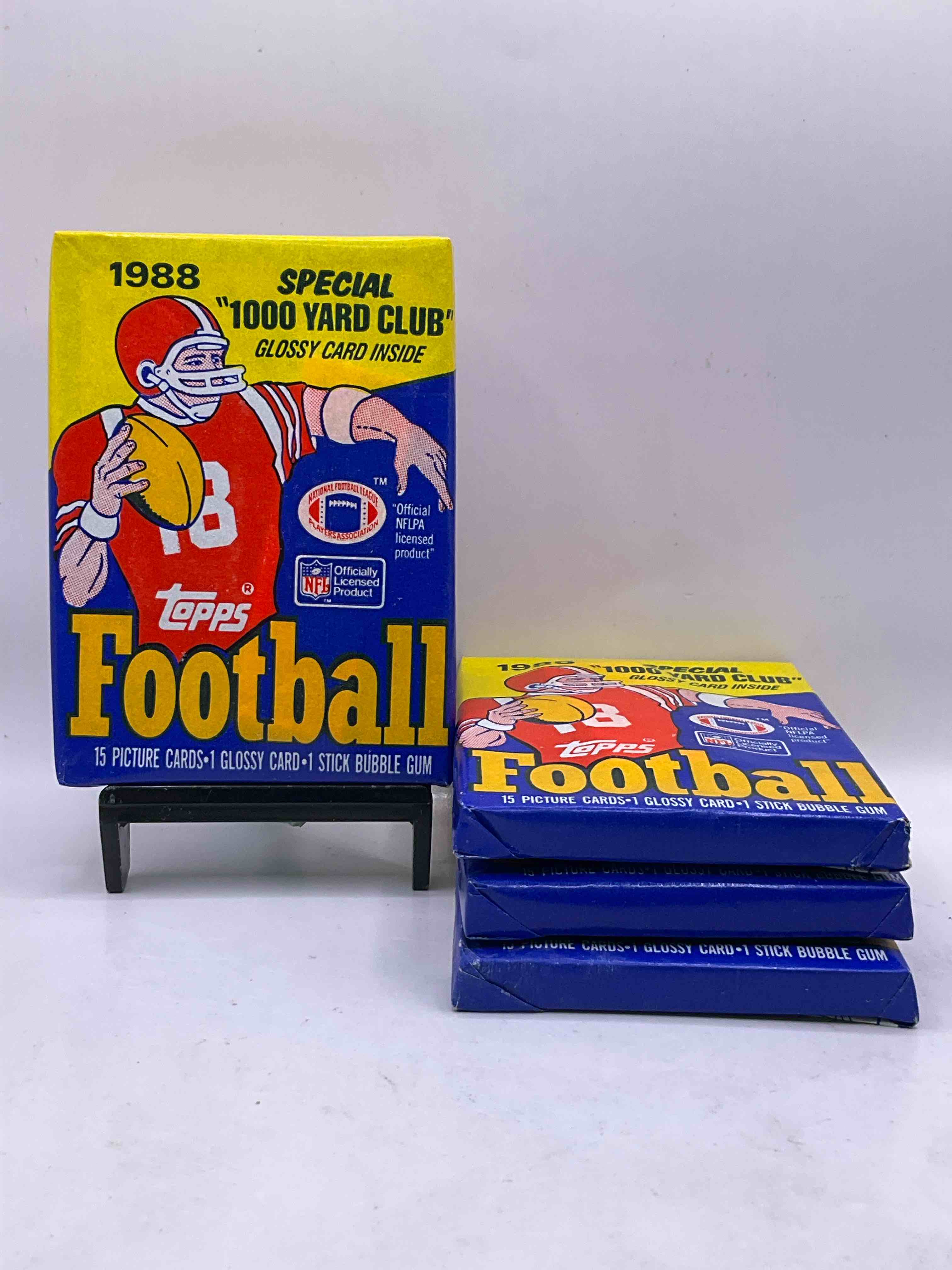 Bo Jackson Rookie? 1988 Topps Football Unopened Sports Card Collectible Wax Pack, Direct From Original Retail Case! What A Great Year! Search For All The 80's Stars... Early Jerry Rice, Joe Montana and Bo Jackson Rookie #327 (PSA 10 Value $1,000)! 1988 Topps Football Is Getting Harder & Harder To Find Due To The High Value OF The Bo Jackson Rookie. Happy Hunting!