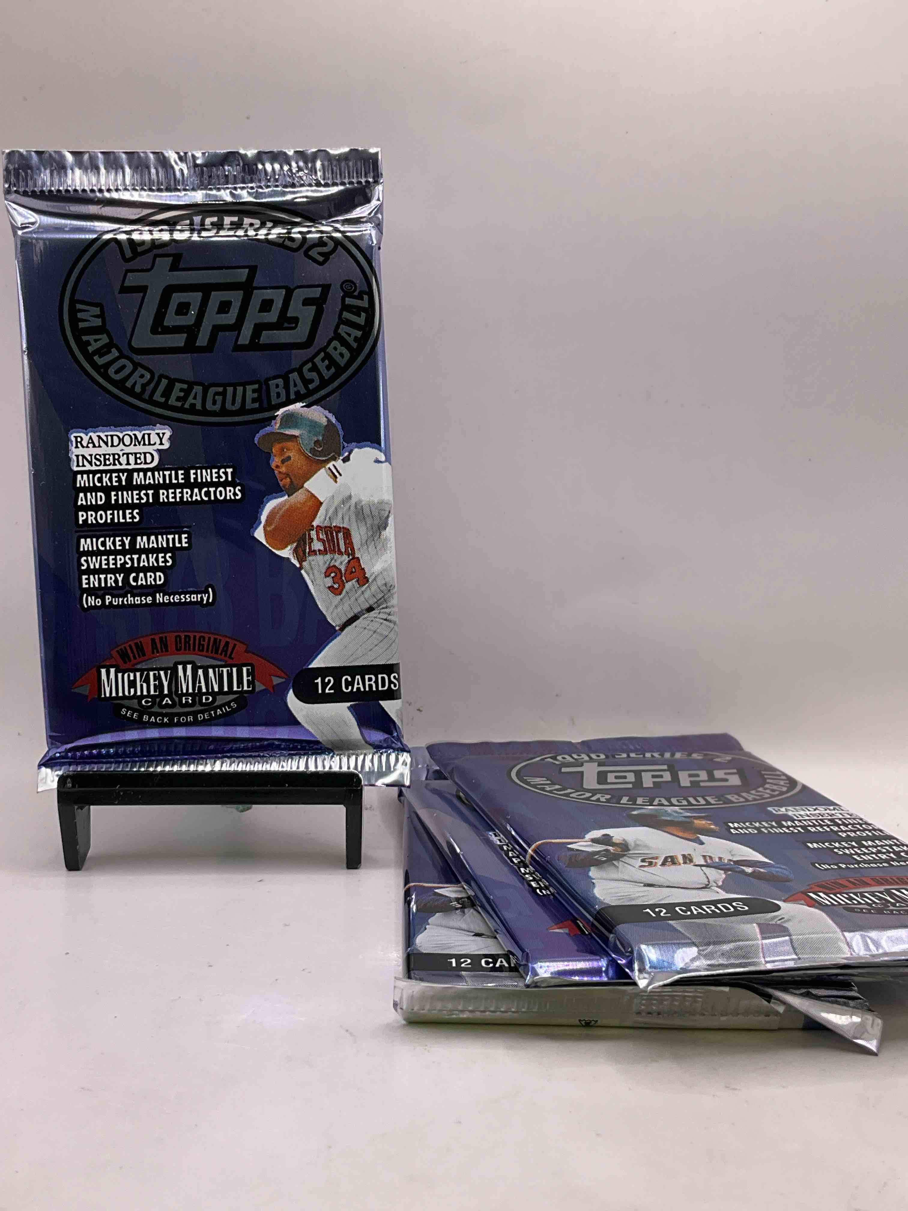 Randomly Inserted INSANE Mickey Mantle Finest Refractor Cards! No Way! 1996 Topps Series II Baseball Unopened Packs, Straight From Box! Search For Some Crazy Cards Like Chipper Jones MLB Second Year Card, Derek Jeter, Ken Griffey Jr & So Much More! 90’s Baseball Fans Rejoice! 