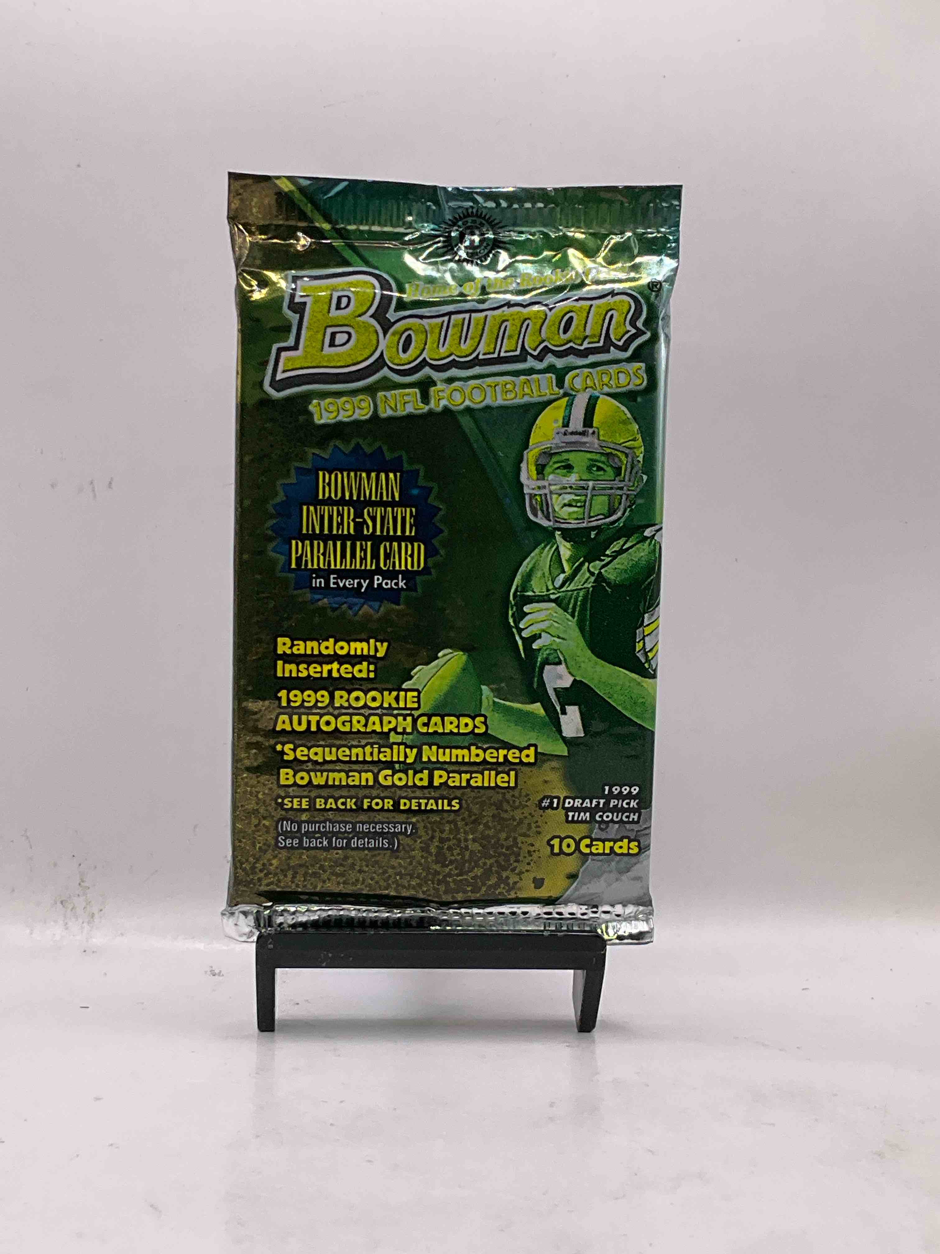 Rare! Bowman 1999 Football Packs! Atomic Refractors!? These 10 Card Packs Have The Potential For Some Insane Cards! Search For Rookie Autographs, Gold Parallels, Serial Numbered, InterState Parallels & More! Peyton Manning, Randy Moss, Kurt Warner & More Possible Stars!