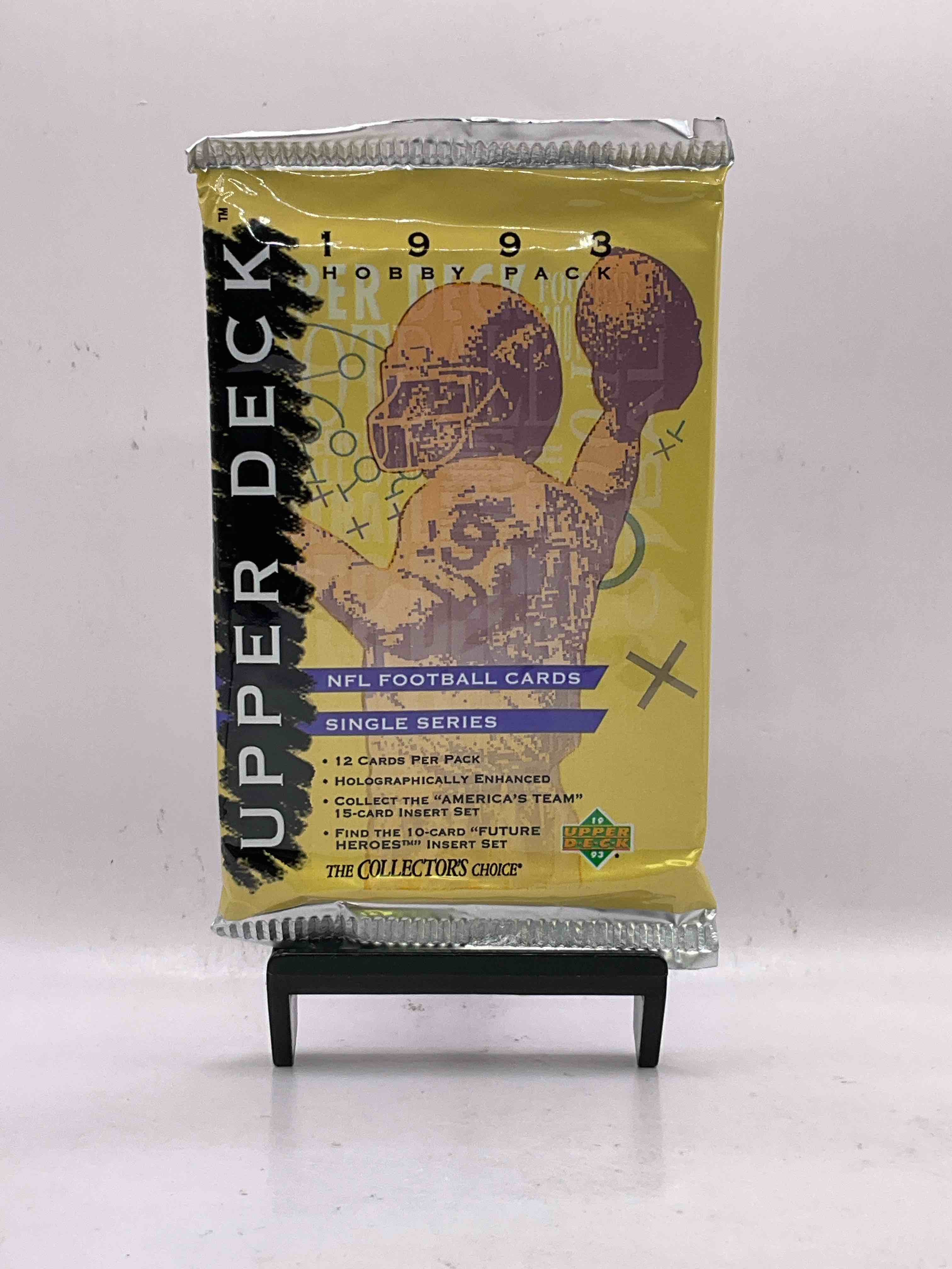 1993 Upper Deck Football Packs! Single Series! Search For “Americas Team” 15 Card Insert Set, 10 Card “Future Heroes” Insert Set & More! Legends & Stars!