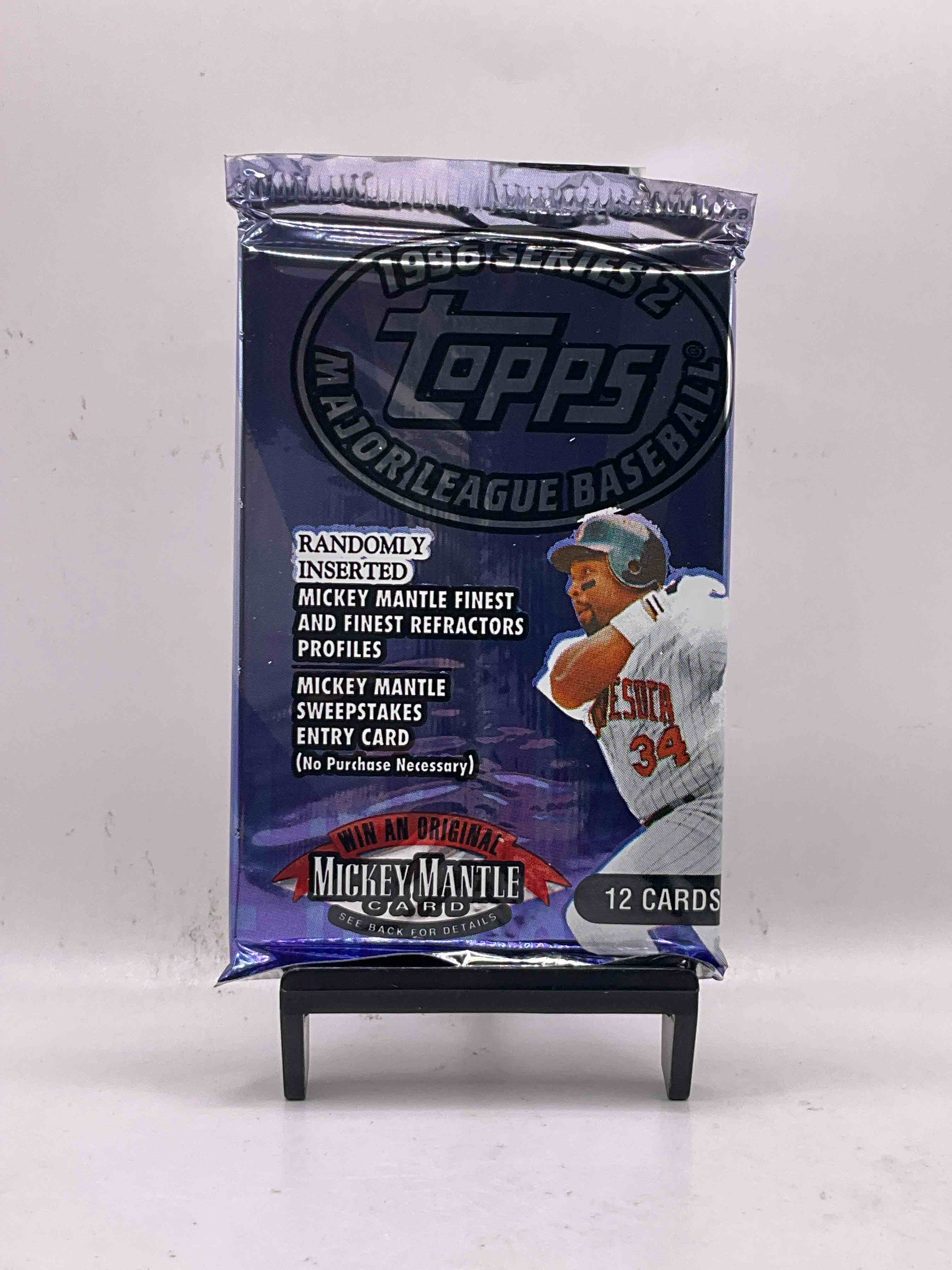 Randomly Inserted INSANE Mickey Mantle Finest Refractor Cards! No Way! 1996 Topps Series II Baseball Unopened Packs, Straight From Box! Search For Some Crazy Cards Like Chipper Jones MLB Second Year Card, Derek Jeter, Ken Griffey Jr & So Much More! 90’s Baseball Fans Rejoice! 