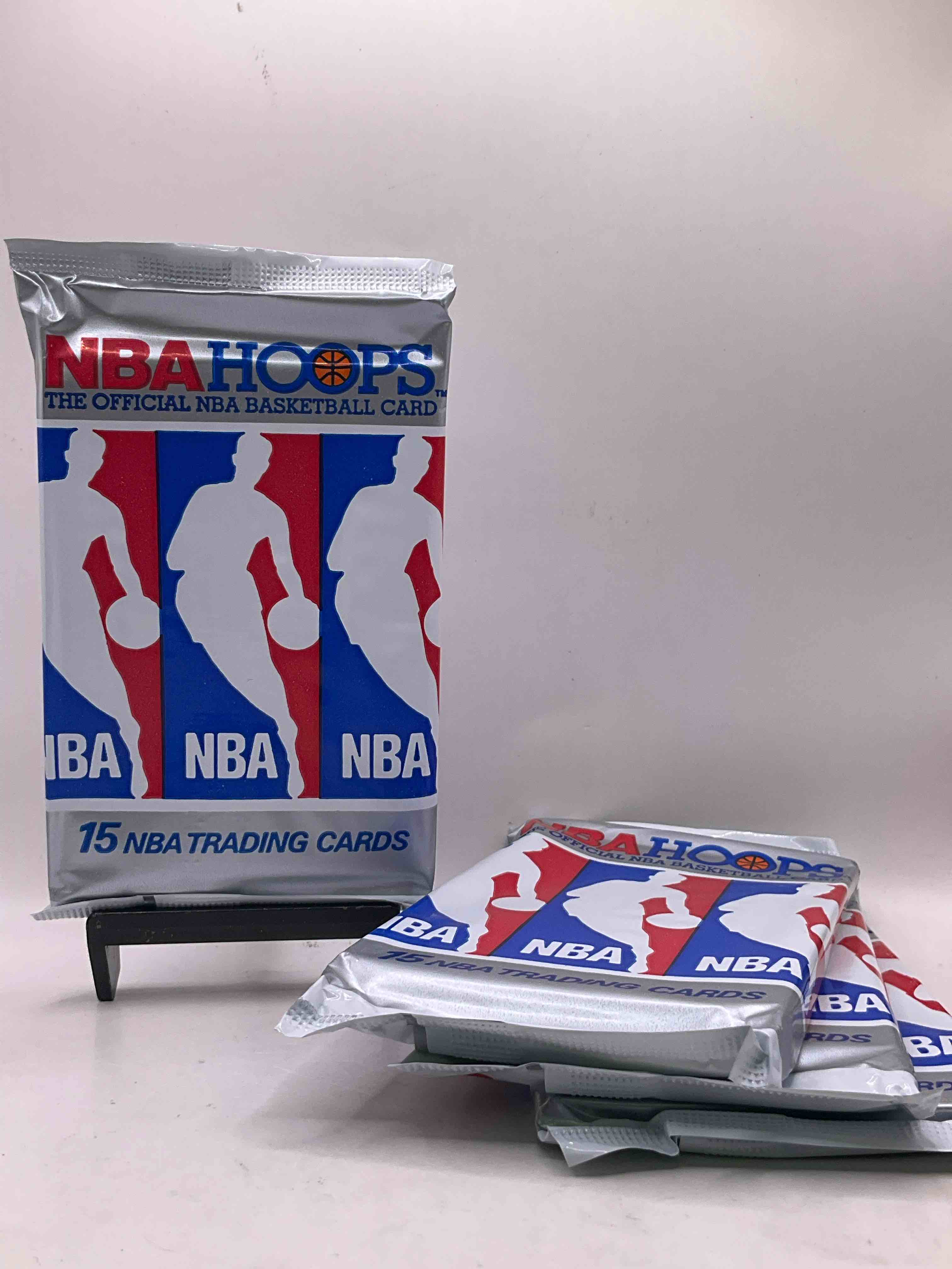 Michael Jordan!? 1990/91 NBA Hoops Unopened Sealed Trading Collectible Sports Card Pack, Direct From Original Sealed Retail Case!  Search For Early Michael Jordan #65 (PSA 10 Value $550), Jordan All Star Card, & Too Many Other Nice Cards To List!