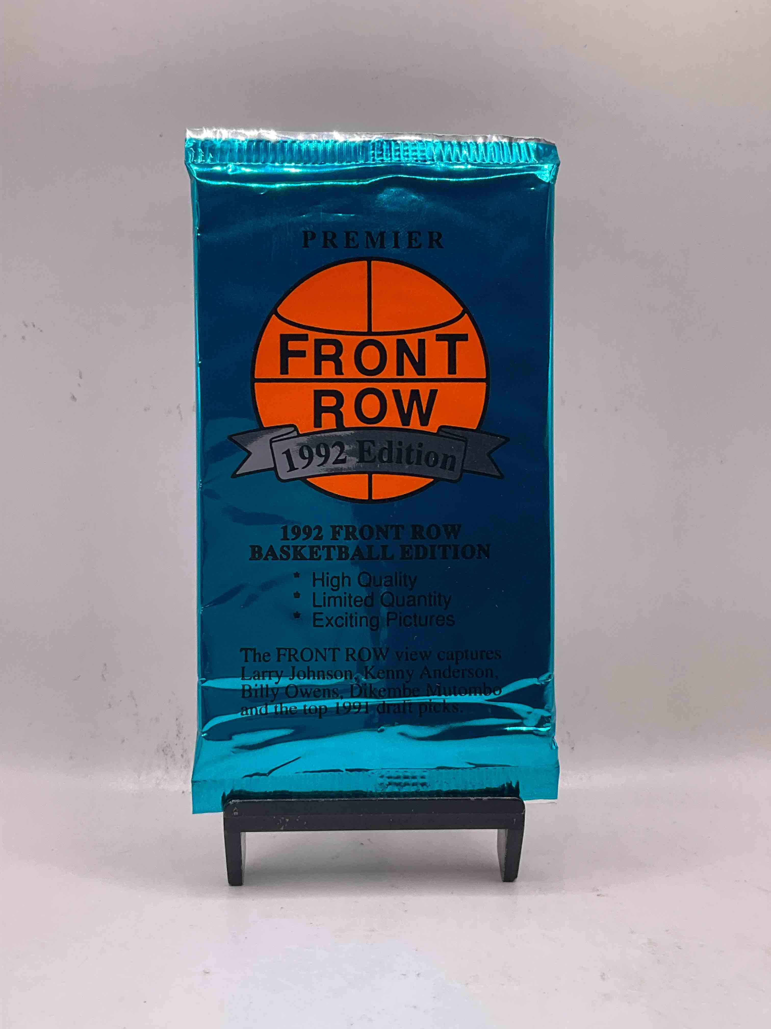 1992 Retro Rarity! Here's Something You've Probably NEVER Seen! 1992 Front Row College Basketball / NBA Unopened Sealed Packs! Premiere / Glossy Edition, Direct From Sealed Original Retail Case! Front Row Was The "Original" College Jersey Card Packs Back In The Day & Has Long Been Defunct. These Cards Are Becoming Serious Collector Items Due To Their Scarcity. These Things Are Serious Throwback!Own Some Great Sports Card History & Something You'll Rarely See Again!