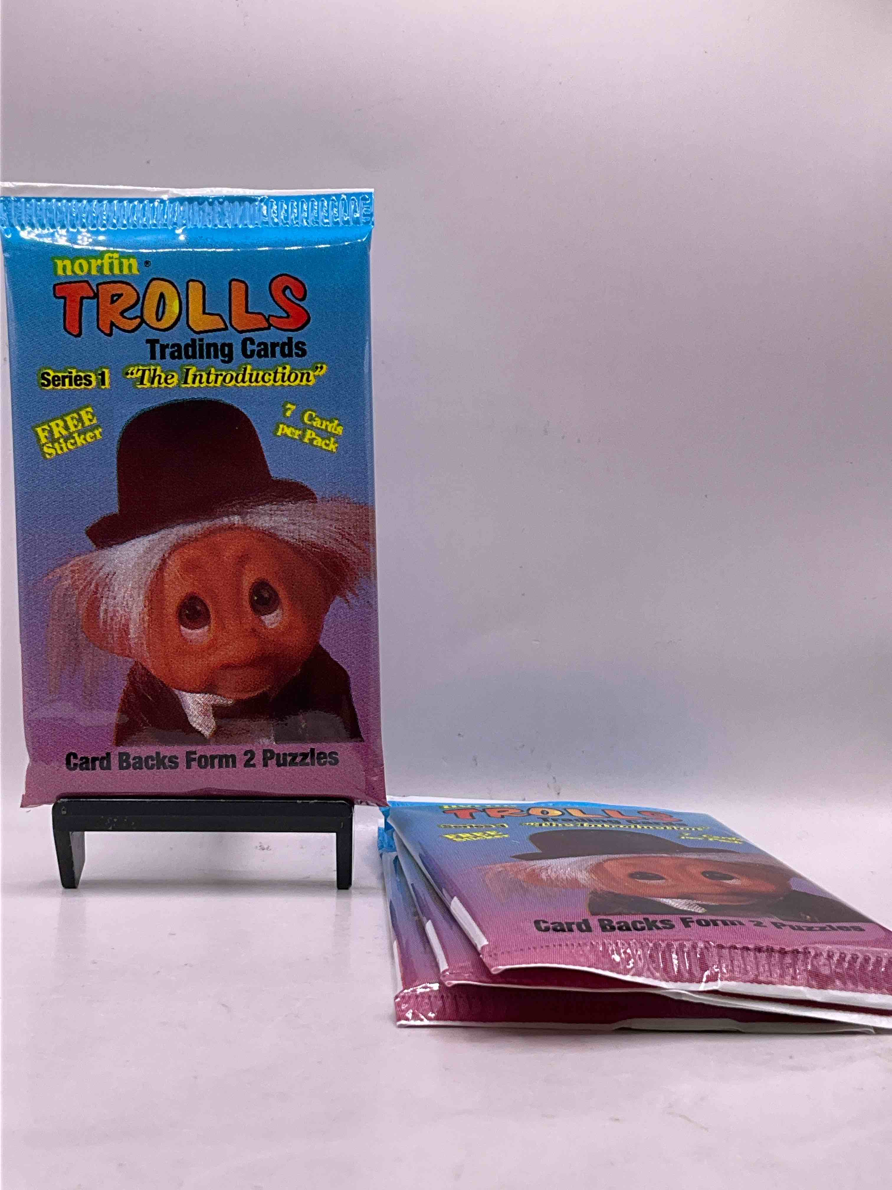 1992 Troll Trading Cards, Rare! Up For Auction Are Sealed Wax Packs, Direct From Original Retail Case, Of 1992 Norfin TROLLS Trading Cards, Series One! Each Pack Comes With Seven Cards & A Sticker. Something Rare You May Never See Again!