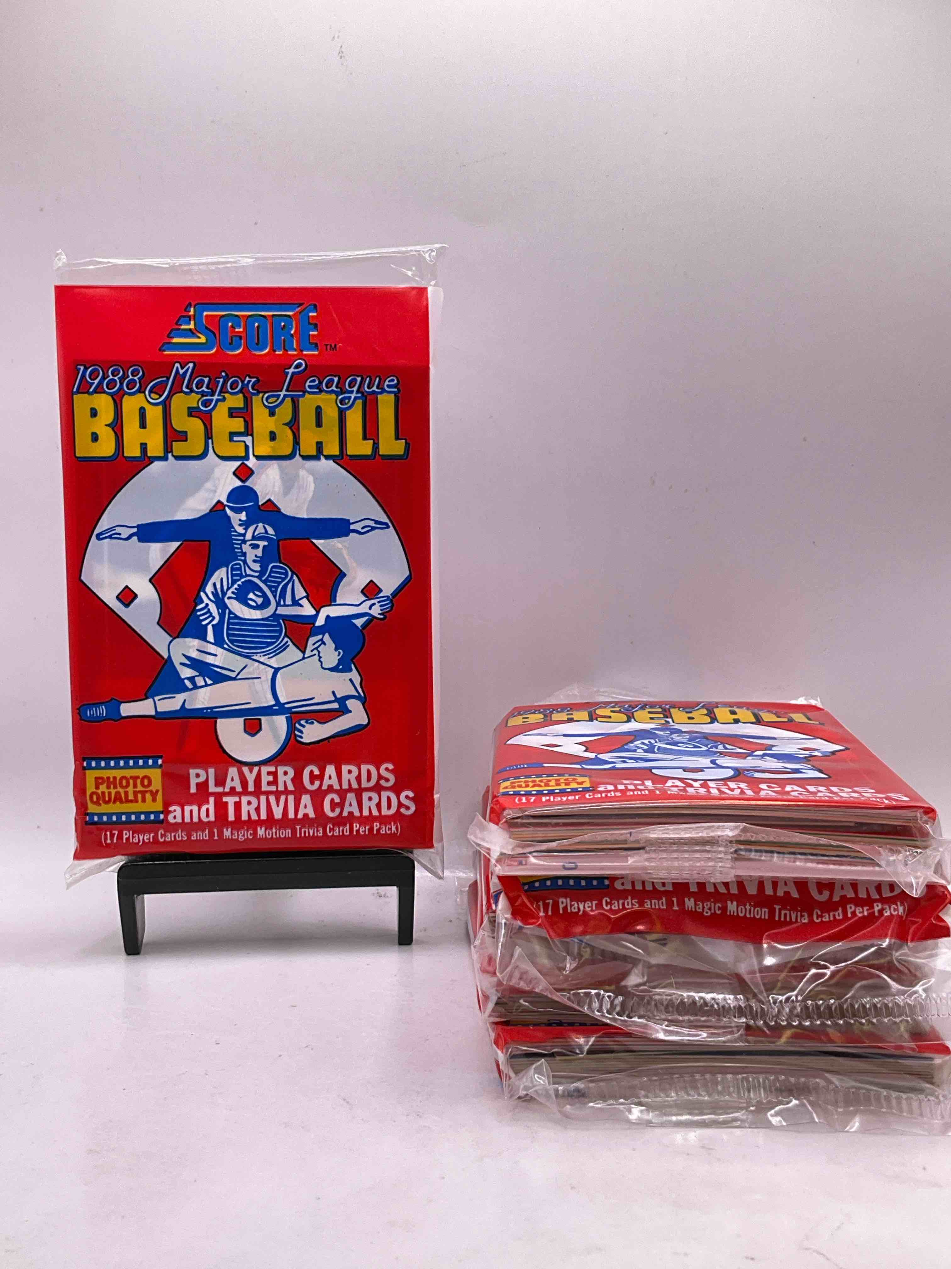 1988 Score Baseball Sealed Sports & Trading Collectible Card Pack, Direct From Original Retail Case! Search For Nolan Ryan, Don Mattingly, Griffey Jr. & Much More!