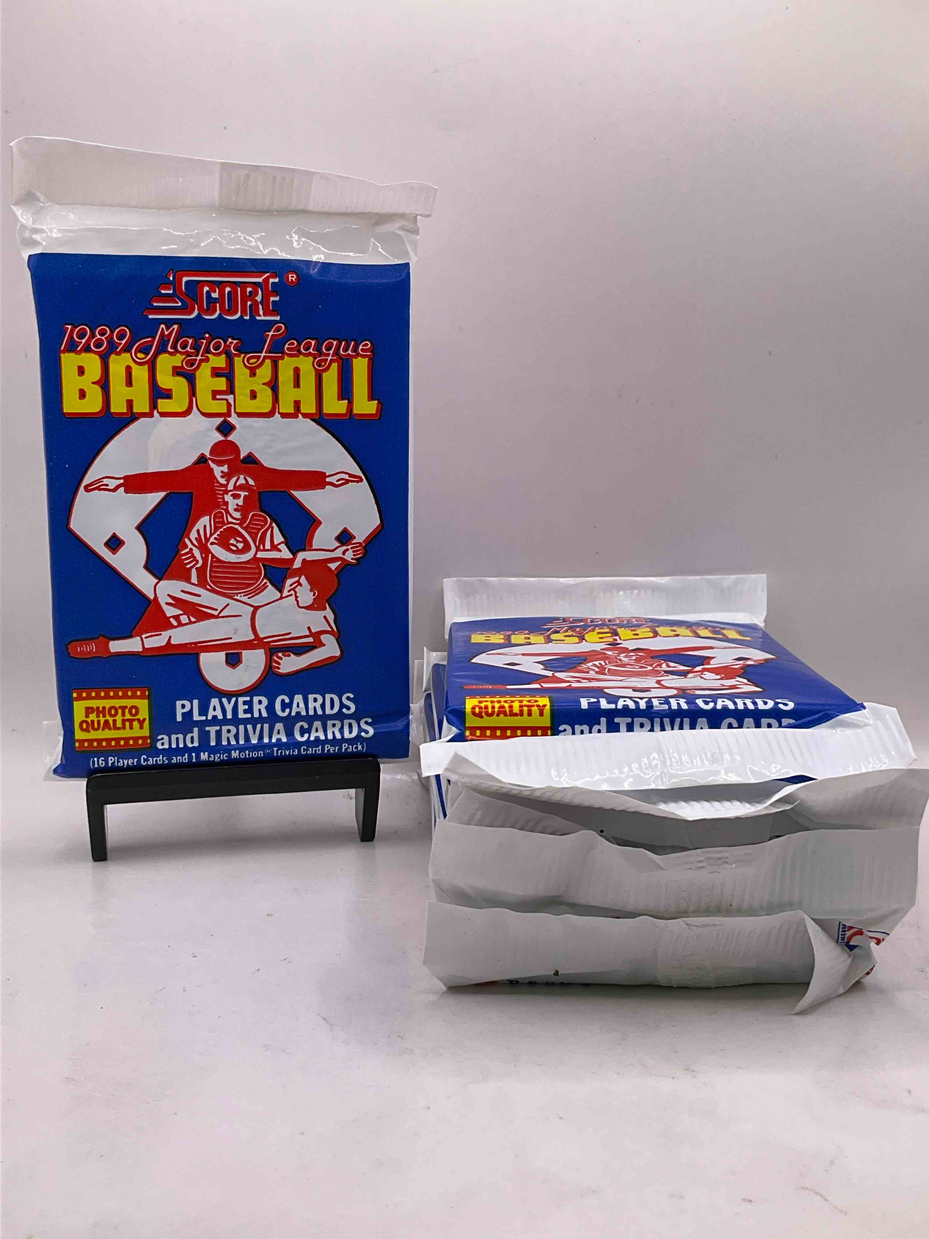 1989 Score Baseball Sealed Sports Collectible Card Pack, Direct From Original Retail Case! Search For Valuable Don Mattingly #1 & So Many Cool Nostalgic 80's Players!