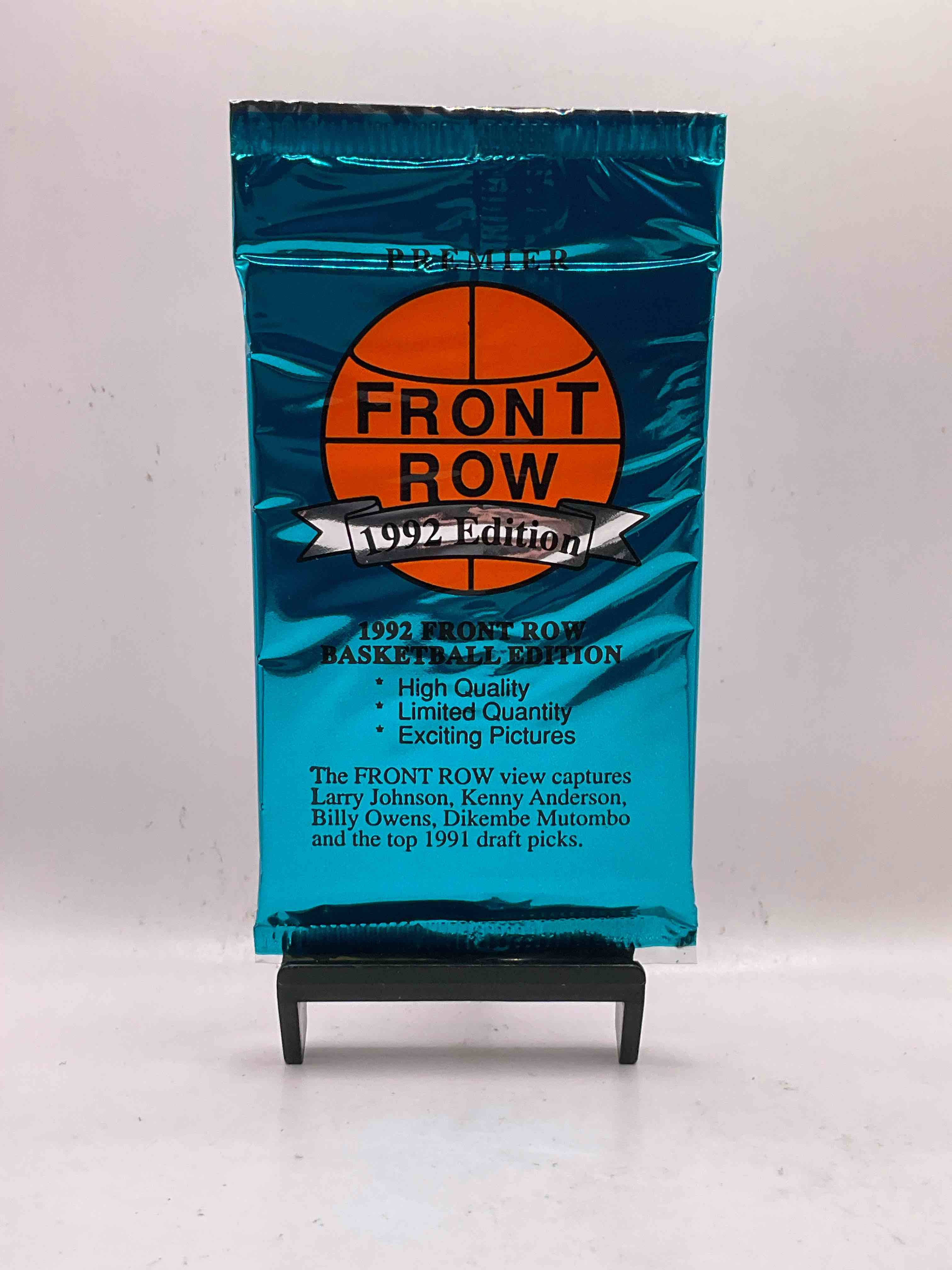 1992 Retro Rarity! Here's Something You've Probably NEVER Seen! 1992 Front Row College Basketball / NBA Unopened Sealed Packs! Premiere / Glossy Edition, Direct From Sealed Original Retail Case! Front Row Was The "Original" College Jersey Card Packs Back In The Day & Has Long Been Defunct. These Cards Are Becoming Serious Collector Items Due To Their Scarcity. These Things Are Serious Throwback!Own Some Great Sports Card History & Something You'll Rarely See Again!