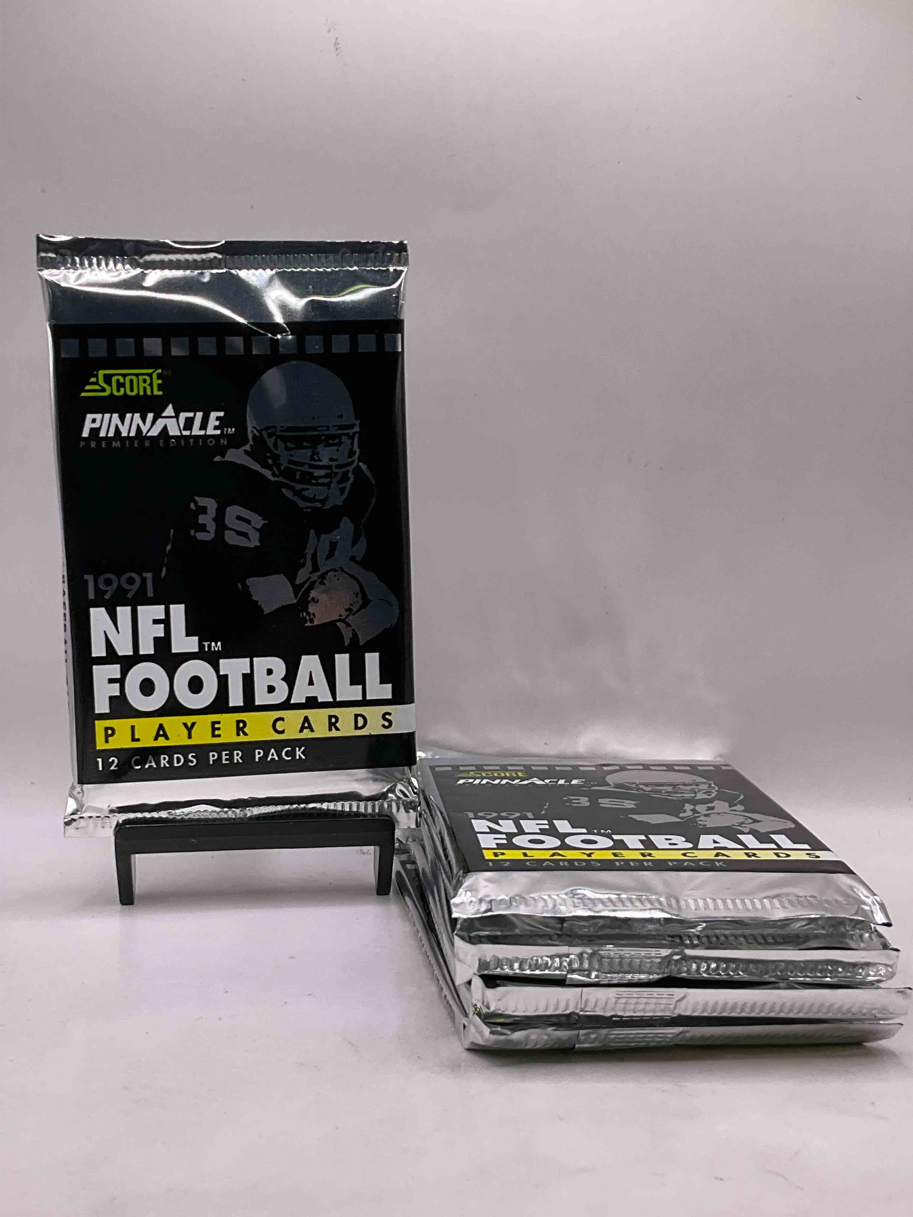 1991 Pinnacle Premier Edition Score Unopened Sports Card Packs Direct From Original Box! Search For Valuable Emmitt Smith Cards & Other Stars!