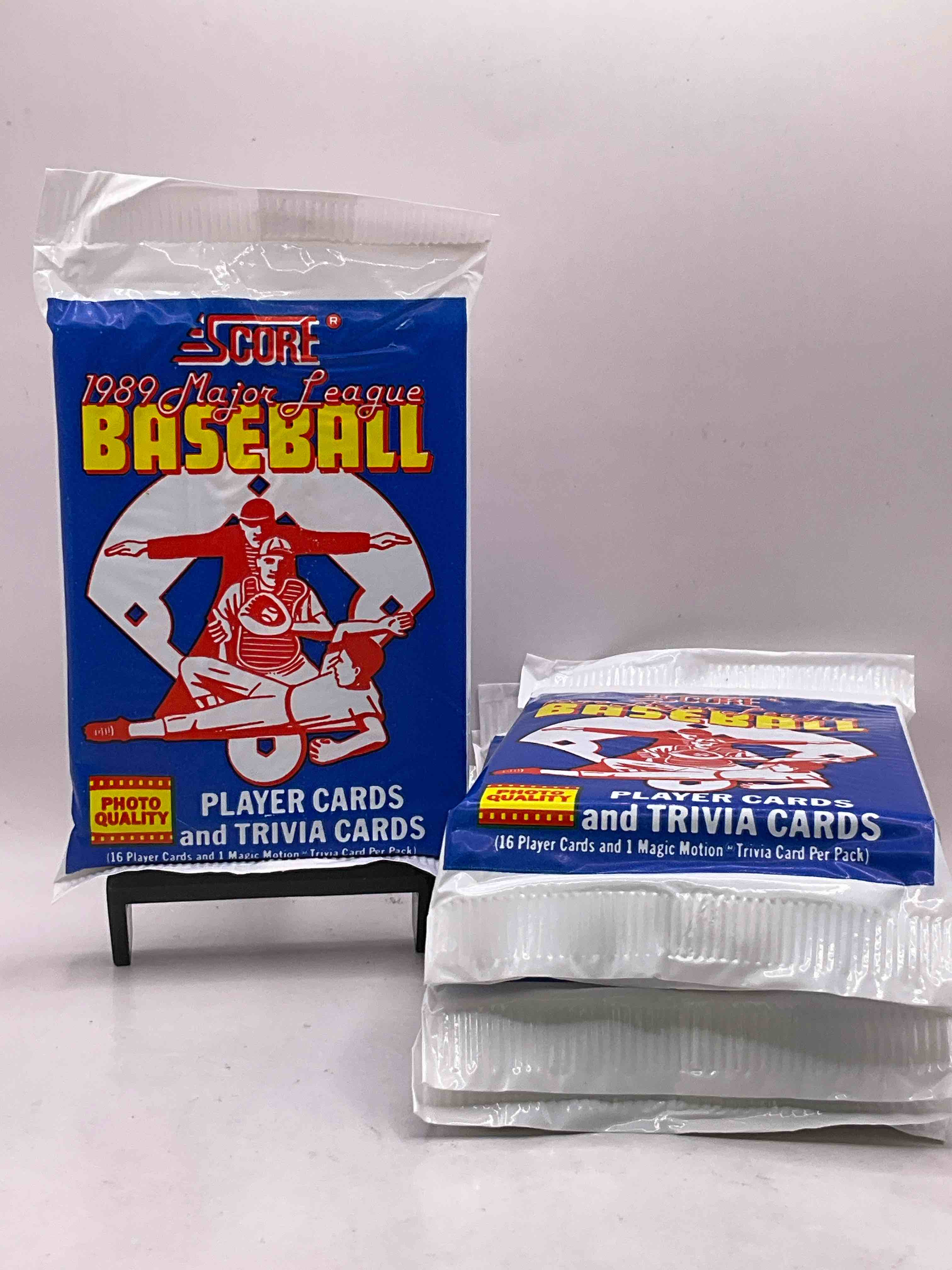 1989 Score Baseball Sealed Sports Collectible Card Pack, Direct From Original Retail Case! Search For Valuable Don Mattingly #1 & So Many Cool Nostalgic 80's Players!