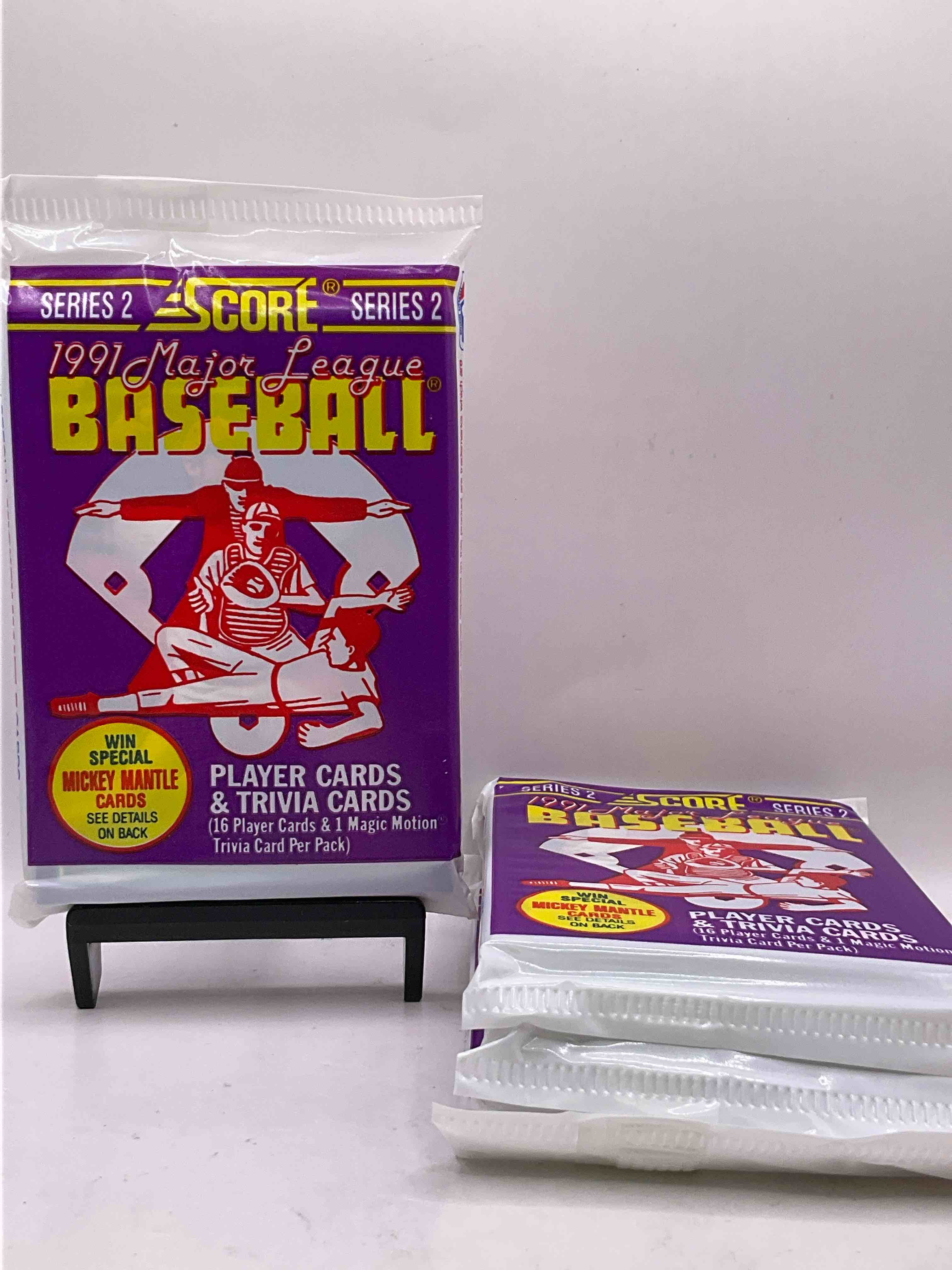 Signed Mickey Mantle!? 1991 Score Baseball Unopened Packs! 2,493 Signed Mickey Mantle Cards From This Year Out There, Fetching Big Money If Pulled! Insanely Cool & Valuable Packs With Stars & Rookies! 