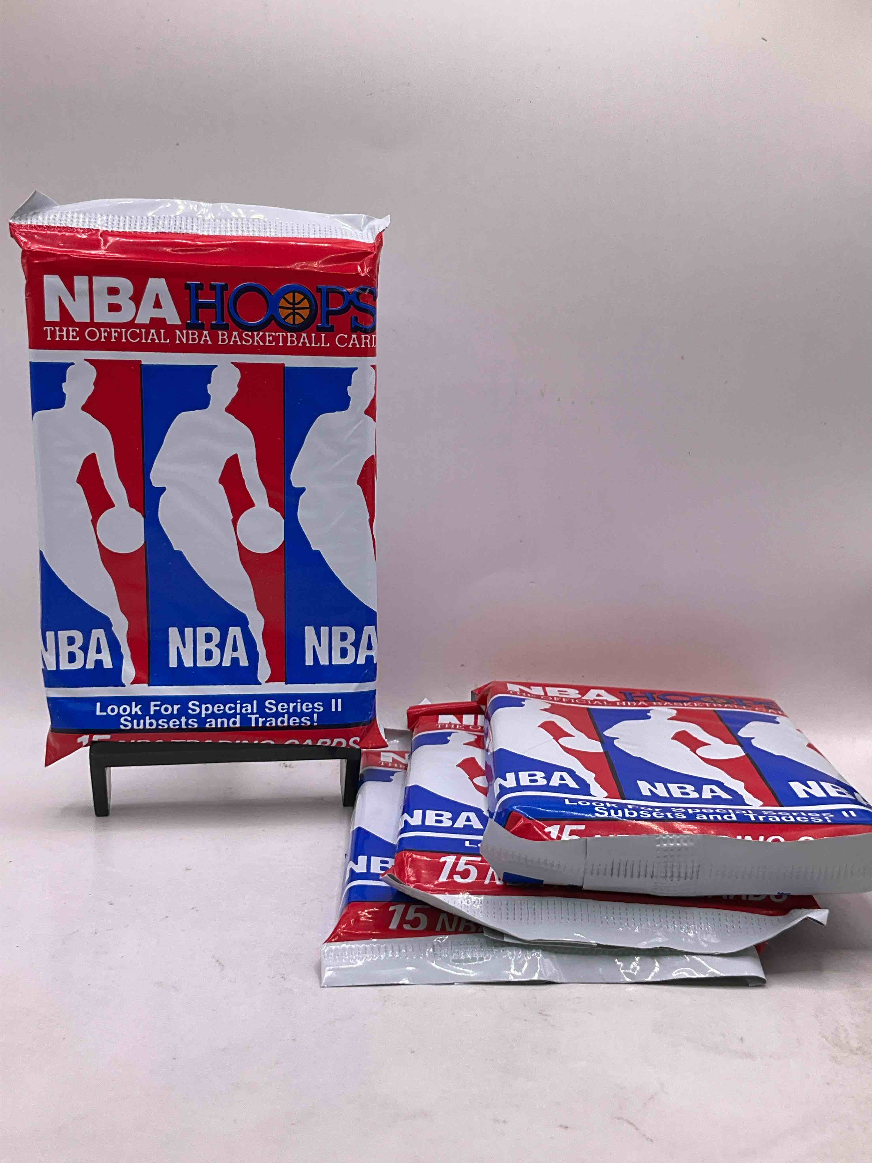 Michael Jordan?! Wow, Vintage 1990/91 NBA Hoops RARE Red Series Two Sealed Sports Card & Collectible Pack, Direct From Original Factory Sealed Retail Case! Series 2 Extremely Hard To Find & Includes Sought After Subsets! Look For Many Valuable Cards Such As Michael Jordan #65 (PSA 10 Value $225) & So Much More!