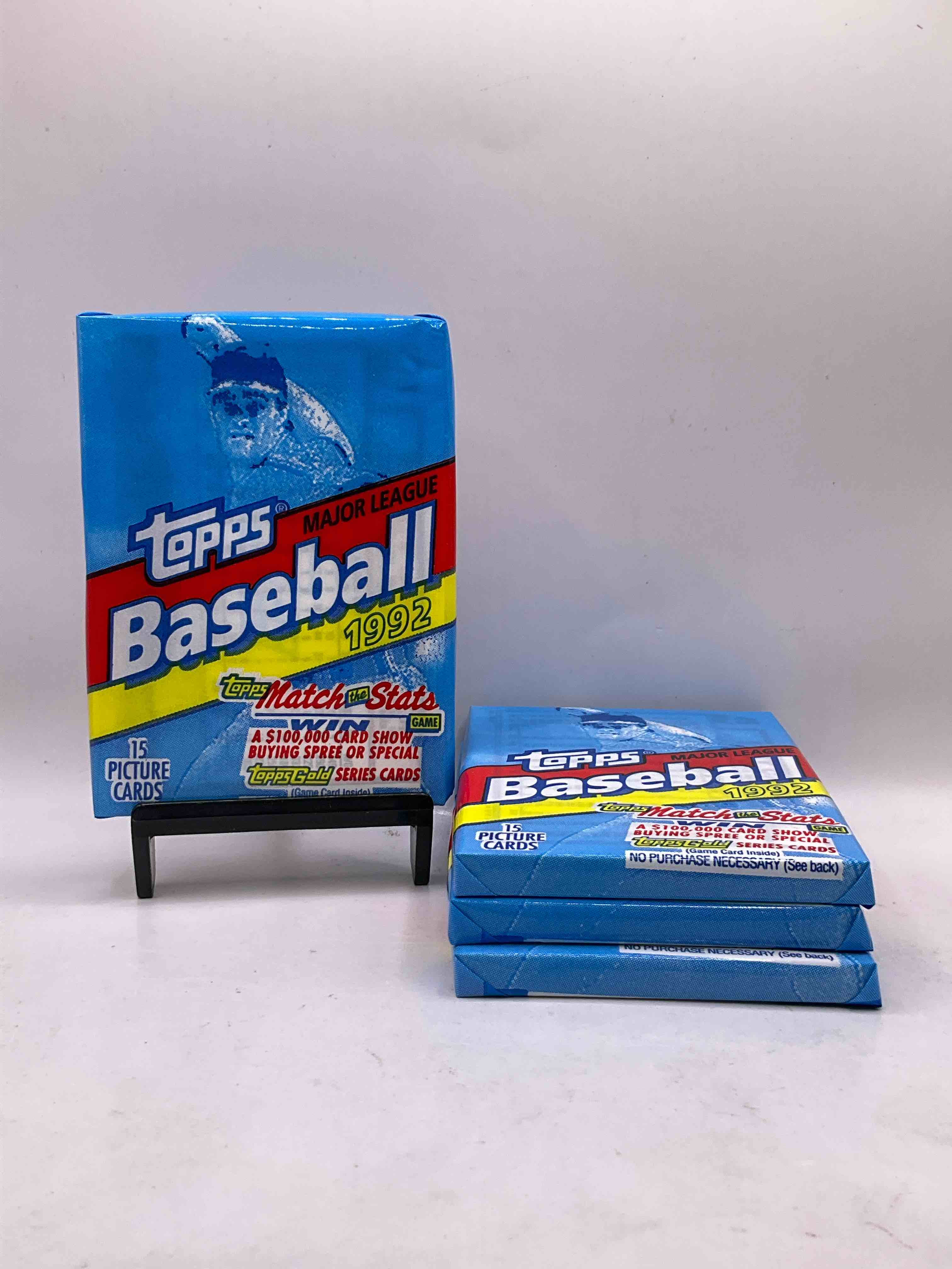 1992 Topps Baseball Gold! Rare 15 Cards Per Pack, With The Possibility For Some BIG Names Inside! Search For Nolan Ryan, Ken Griffey Jr, Don Mattingly & More! Crazy 1992 Topps Baseball Gold!