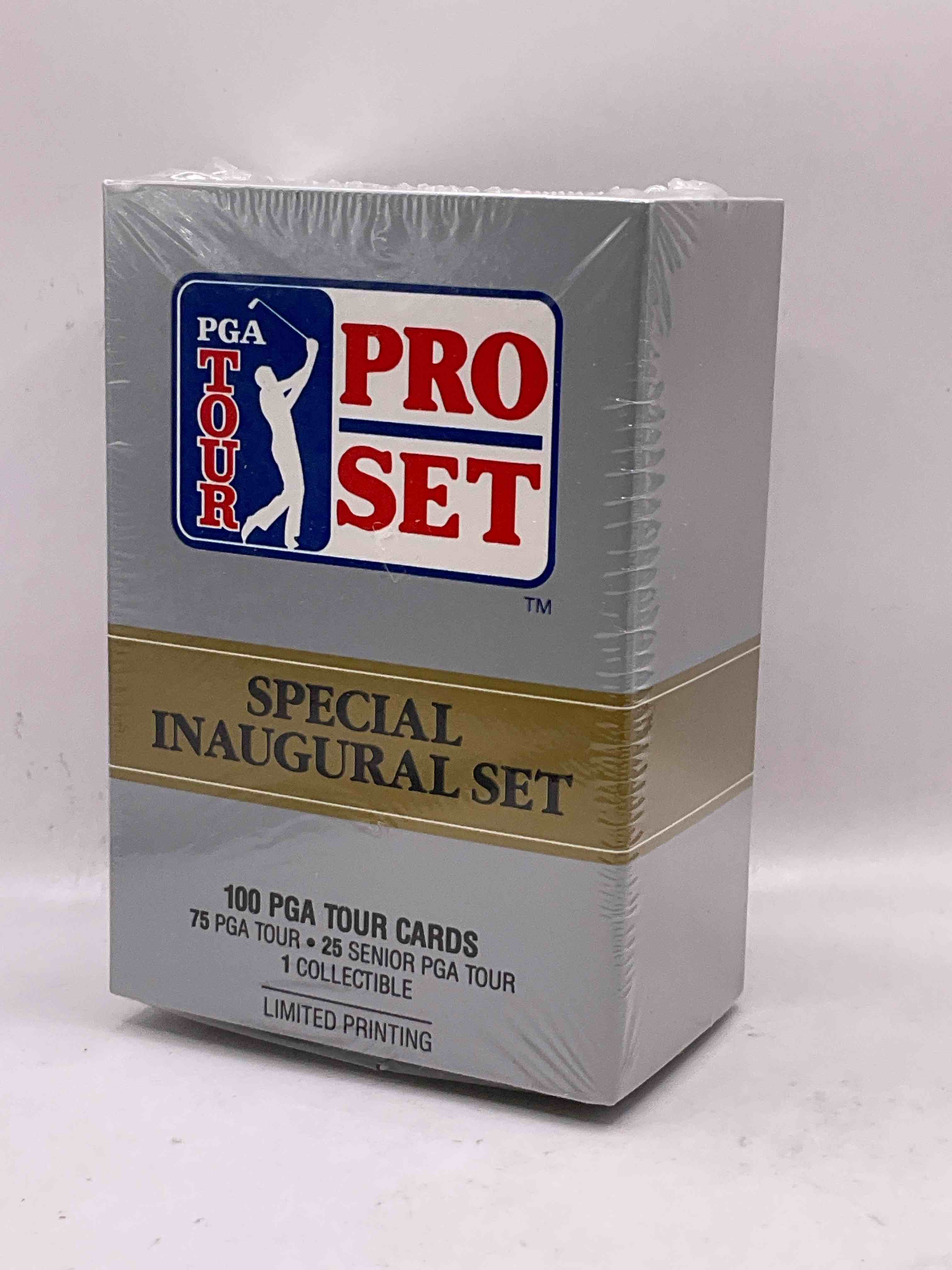 1990 PGA Tour Unopened Special Inaugural Edition Box! PGA Golf Box Wrapped! 100 PGA Cards! Wow! Rare!