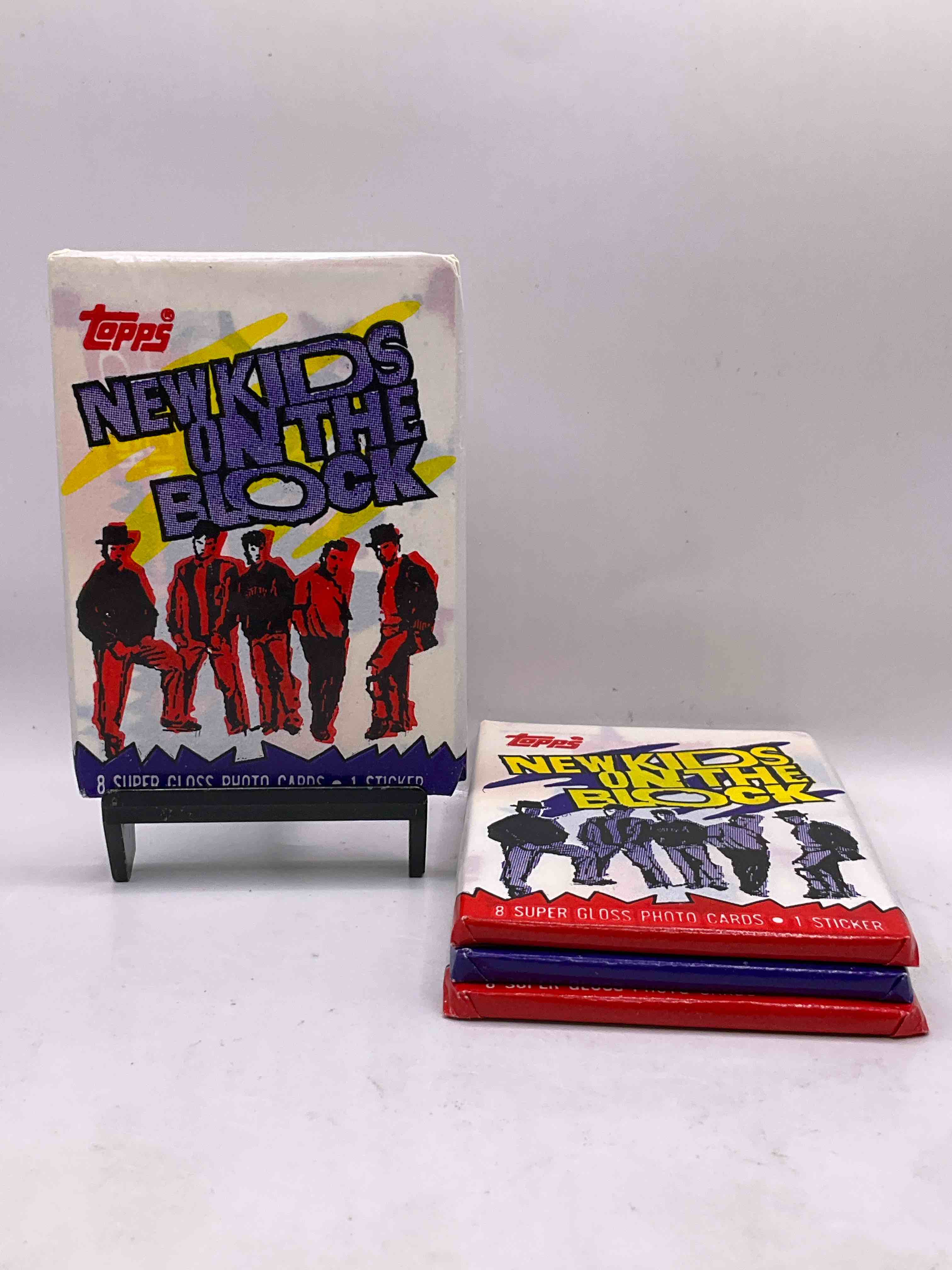 1989 New Kids On The Block! Ultra Rare 1989 New Kids Collector Card Sealed Wax Packs, Direct From Original Retail Case! Re-live the Late 80's With These Original Boy Band Cards! Serious Collector Items That have "The Right Stuff!"