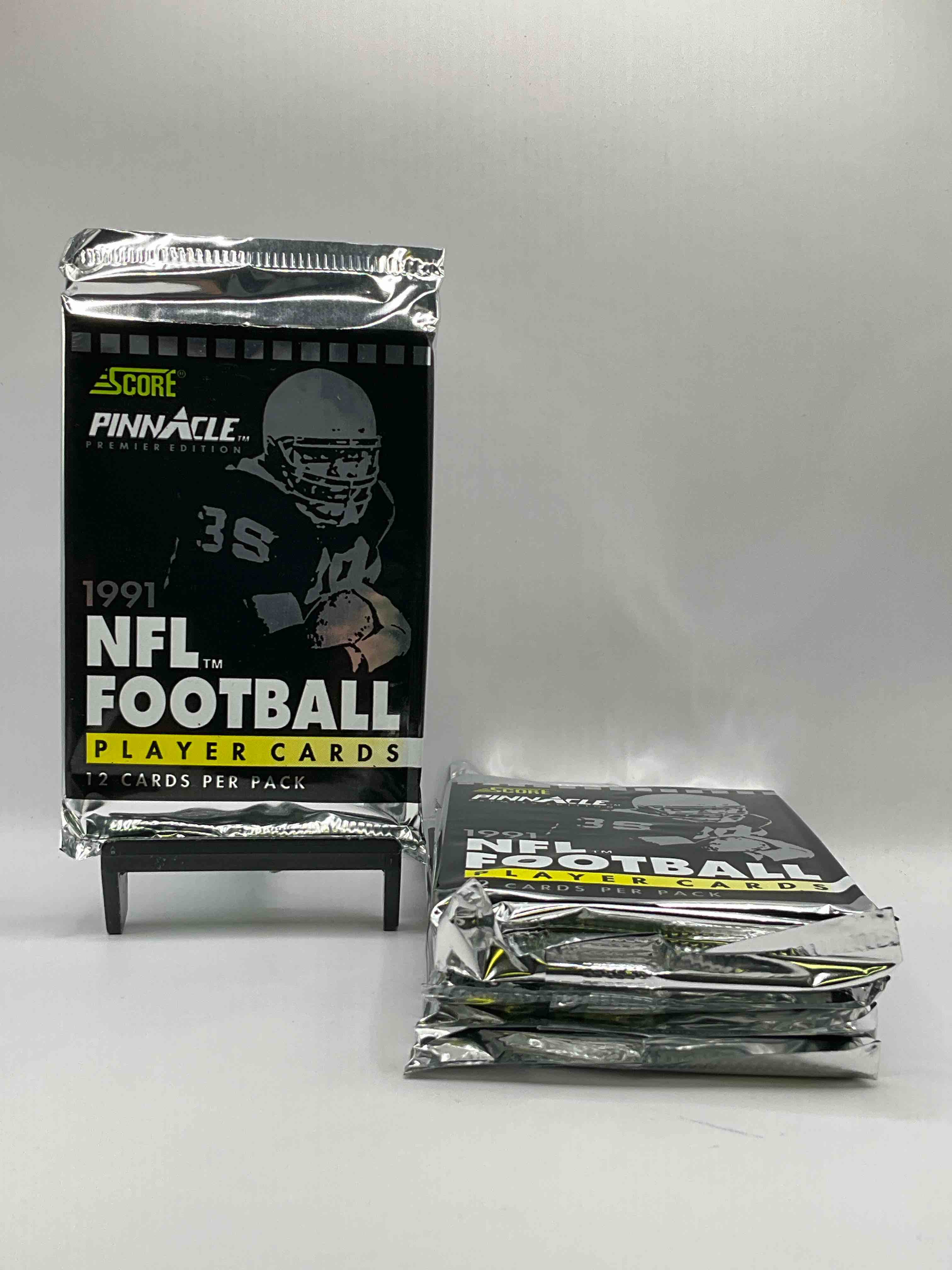 1991 Pinnacle Premier Edition Score Unopened Sports Card Packs Direct From Original Box! Search For Valuable Emmitt Smith Cards & Other Stars!