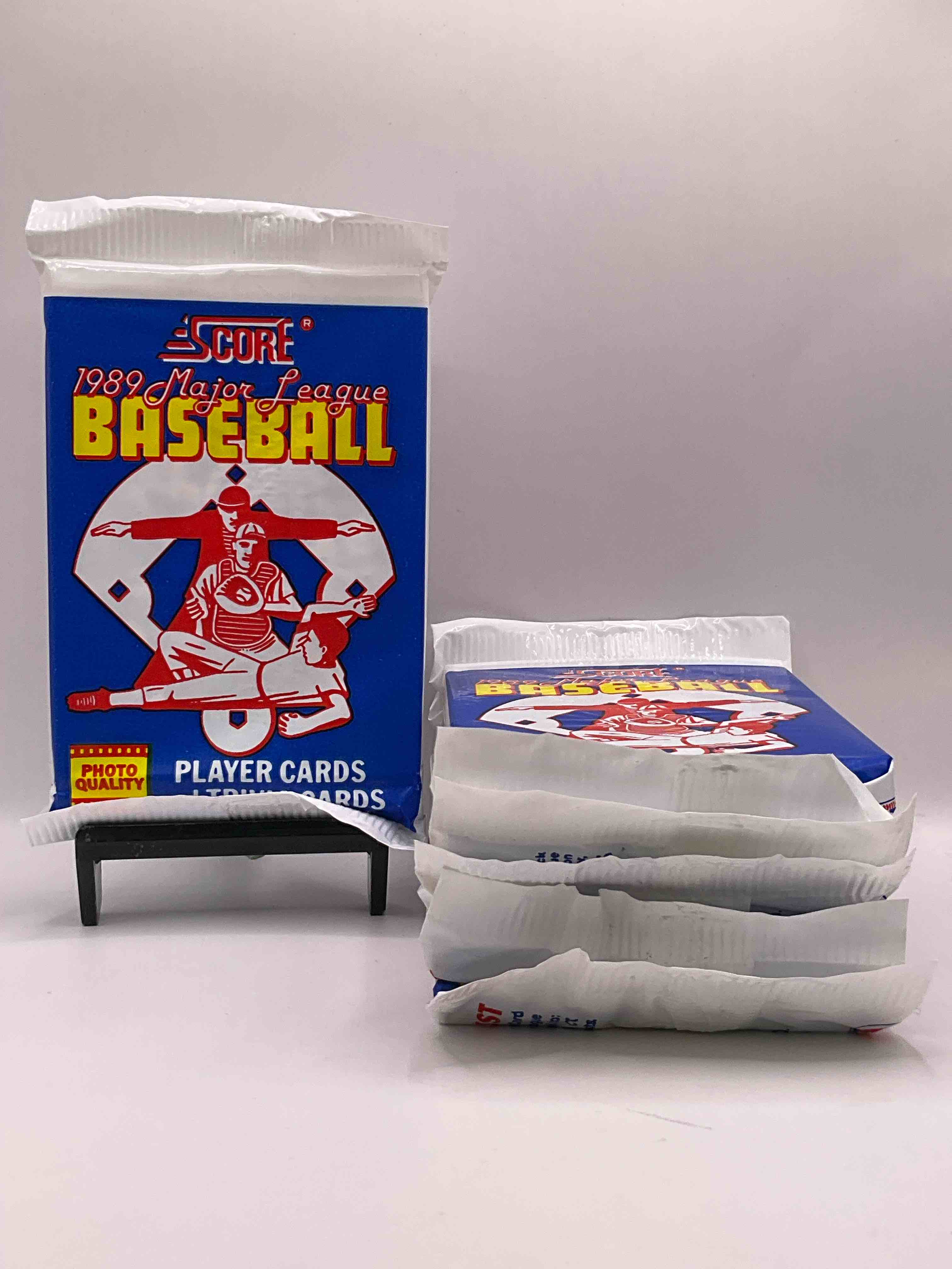 1989 Score Baseball Sealed Sports Collectible Card Pack, Direct From Original Retail Case! Search For Valuable Don Mattingly #1 & So Many Cool Nostalgic 80's Players!