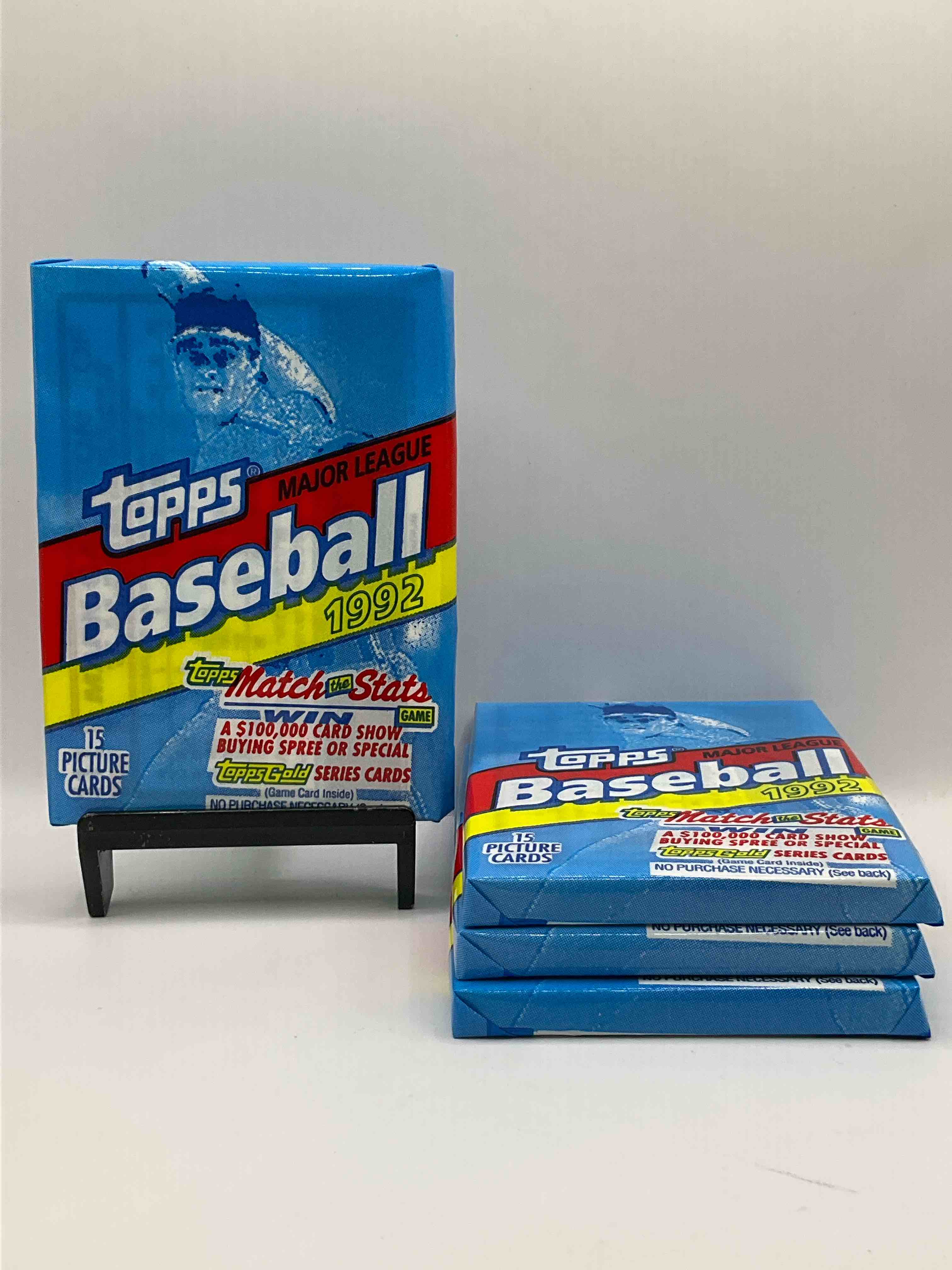 1992 Topps Baseball Gold! Rare 15 Cards Per Pack, With The Possibility For Some BIG Names Inside! Search For Nolan Ryan, Ken Griffey Jr, Don Mattingly & More! Crazy 1992 Topps Baseball Gold!