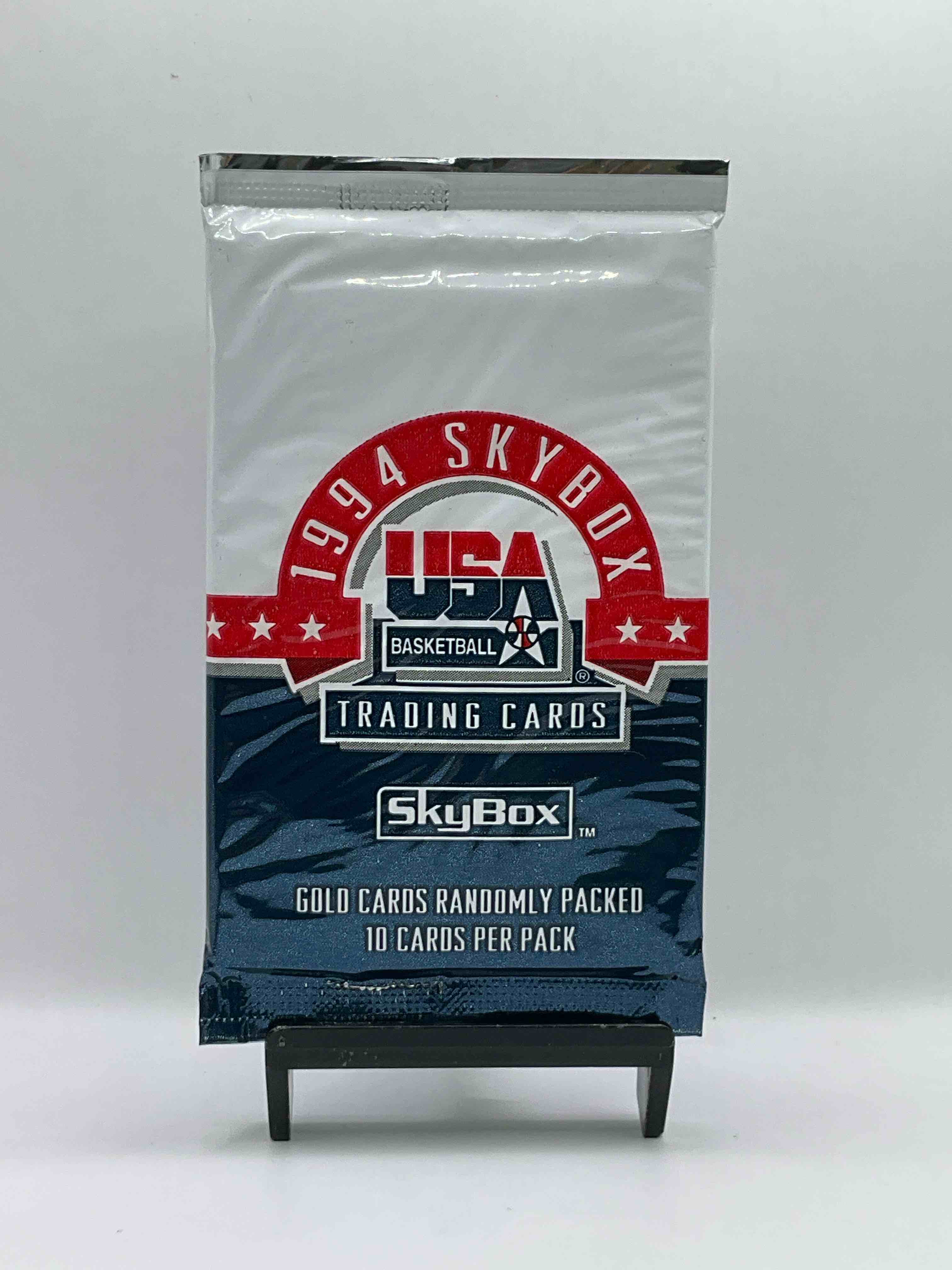 1994 USA Basketball Gold! Here's A Rare Chance To Get Sealed USA NBA Basketball Card Packs, Direct From Original Retail Case! 1994 NBA Skybox Sealed Card Packs, Dream Team Fans Here It Is! Shaq, Isiah Thomas, Reggie Miller & So Much More! Search For Randomly Inserted Valuable Gold Cards. Hard To Find Awesome Sports Card Memorabilia, Go USA!