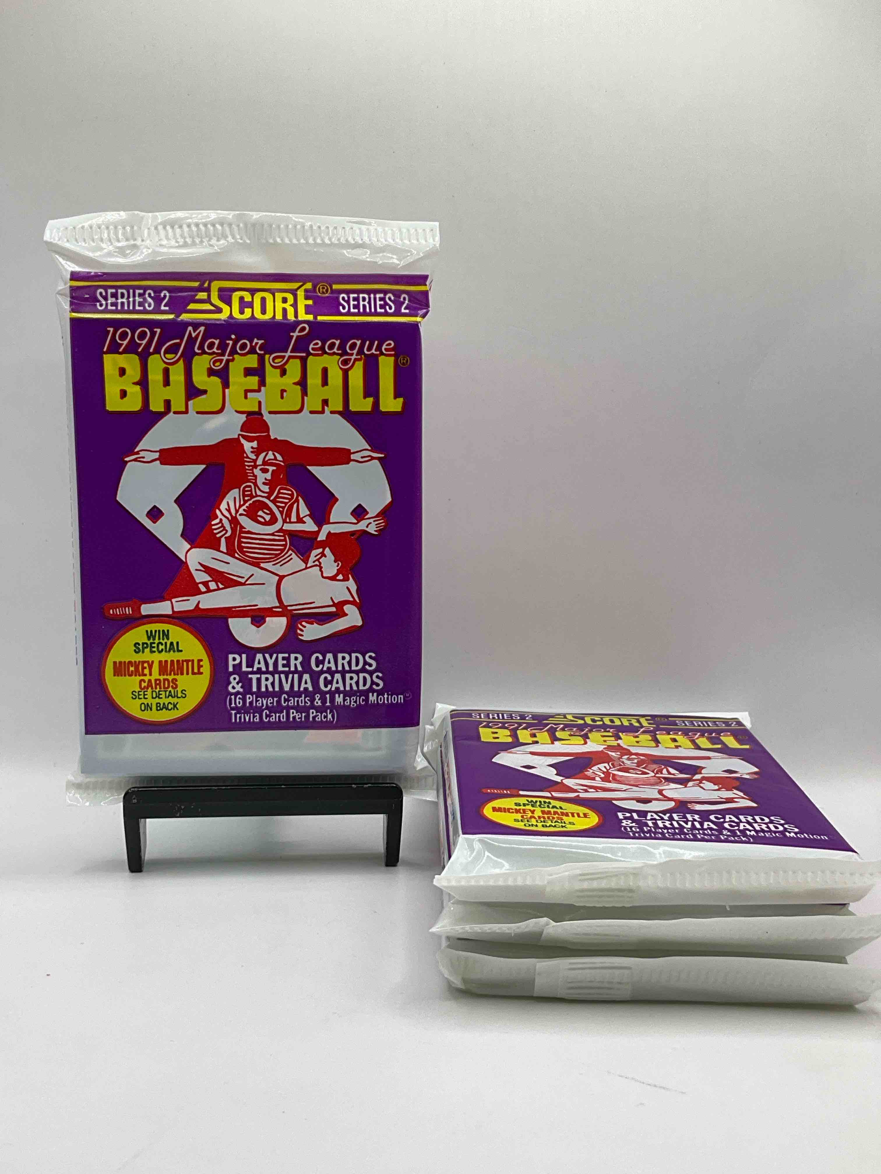 Signed Mickey Mantle!? 1991 Score Baseball Unopened Packs! 2,493 Signed Mickey Mantle Cards From This Year Out There, Fetching Big Money If Pulled! Insanely Cool & Valuable Packs With Stars & Rookies! 