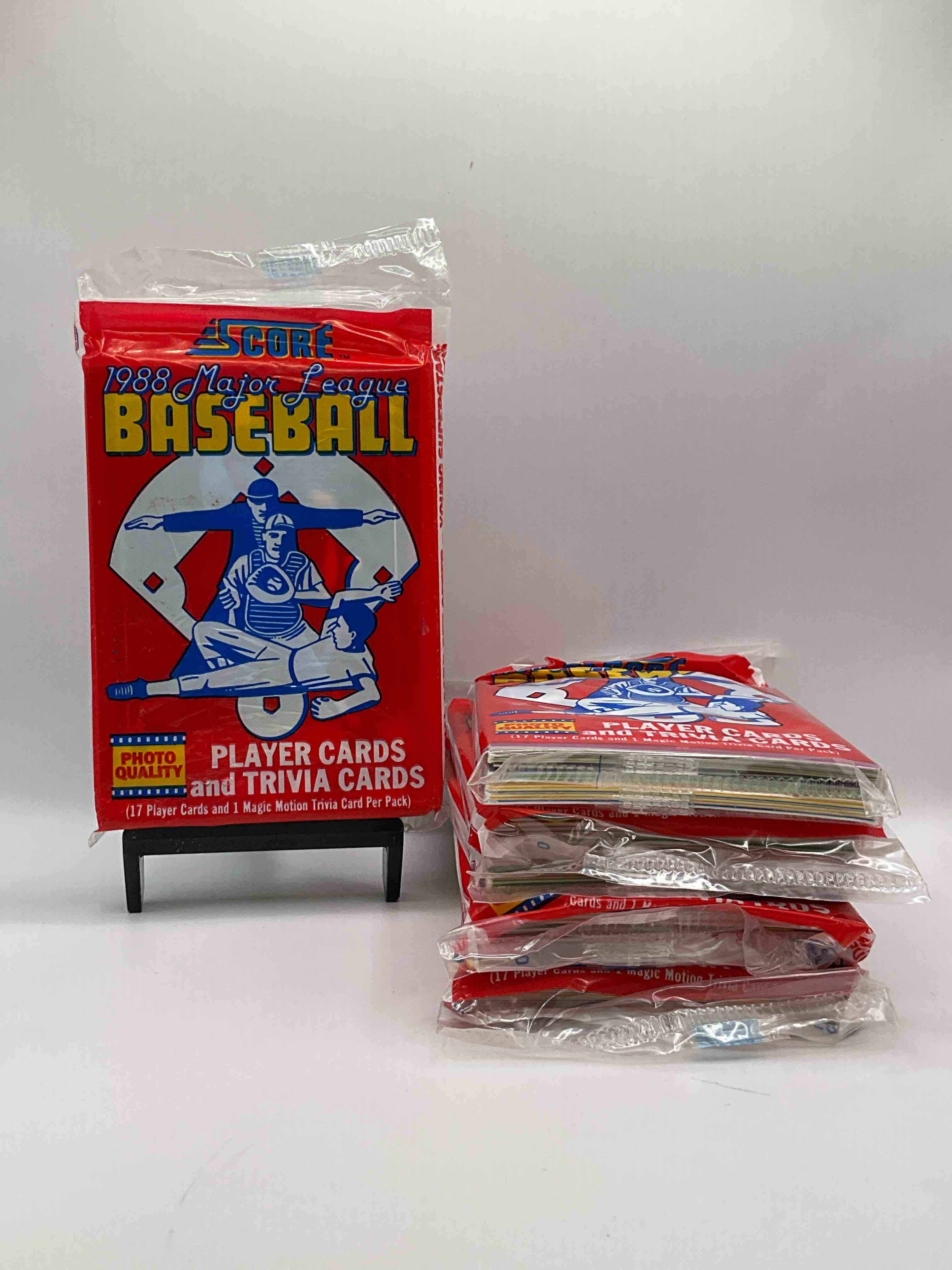 1989 Score Baseball Sealed Sports Collectible Card Pack, Direct From Original Retail Case! Search For Valuable Don Mattingly #1 & So Many Cool Nostalgic 80's Players!