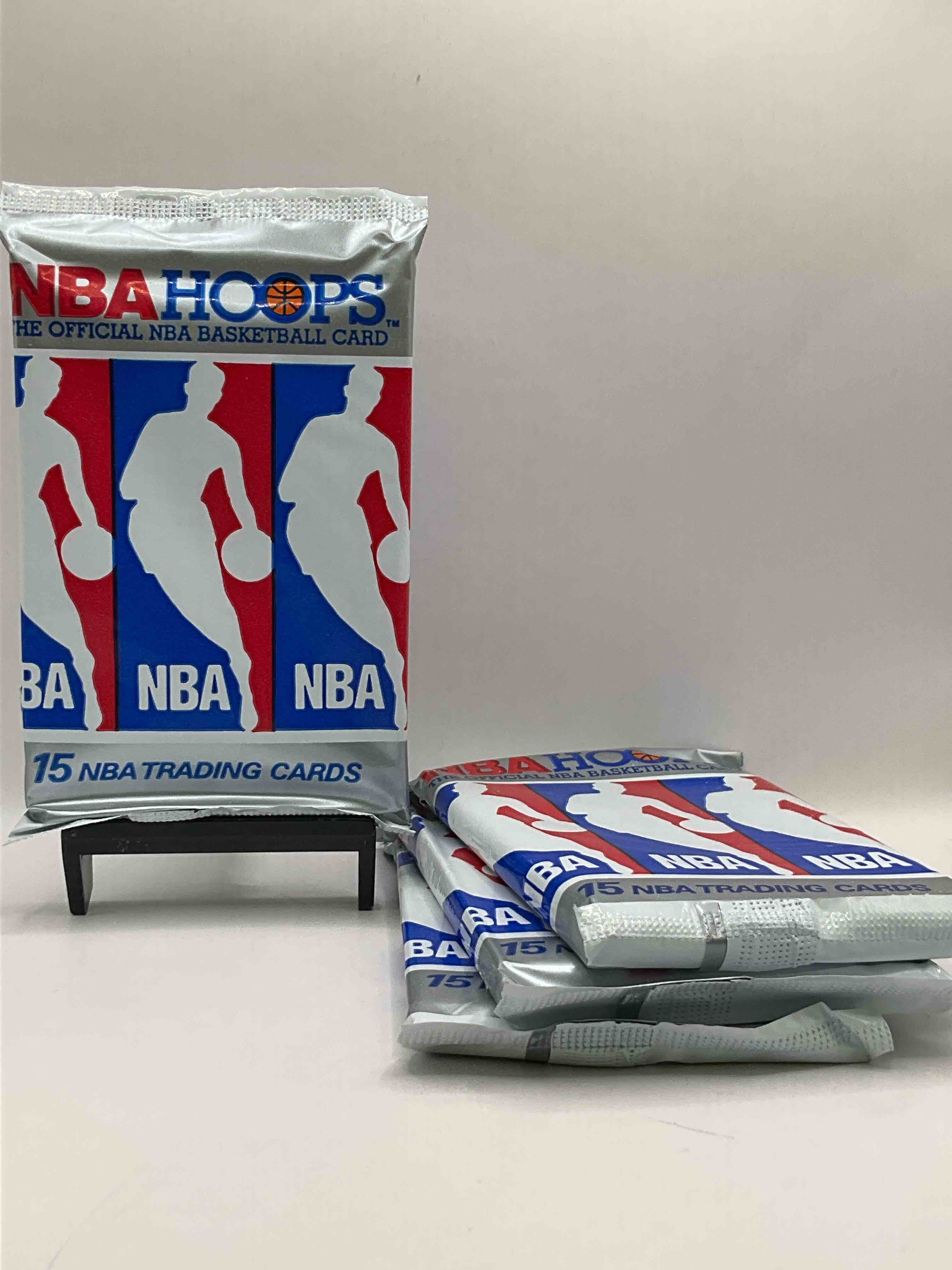 Michael Jordan!? 1990/91 NBA Hoops Unopened Sealed Trading Collectible Sports Card Pack, Direct From Original Sealed Retail Case!  Search For Early Michael Jordan #65 (PSA 10 Value $550), Jordan All Star Card, & Too Many Other Nice Cards To List!