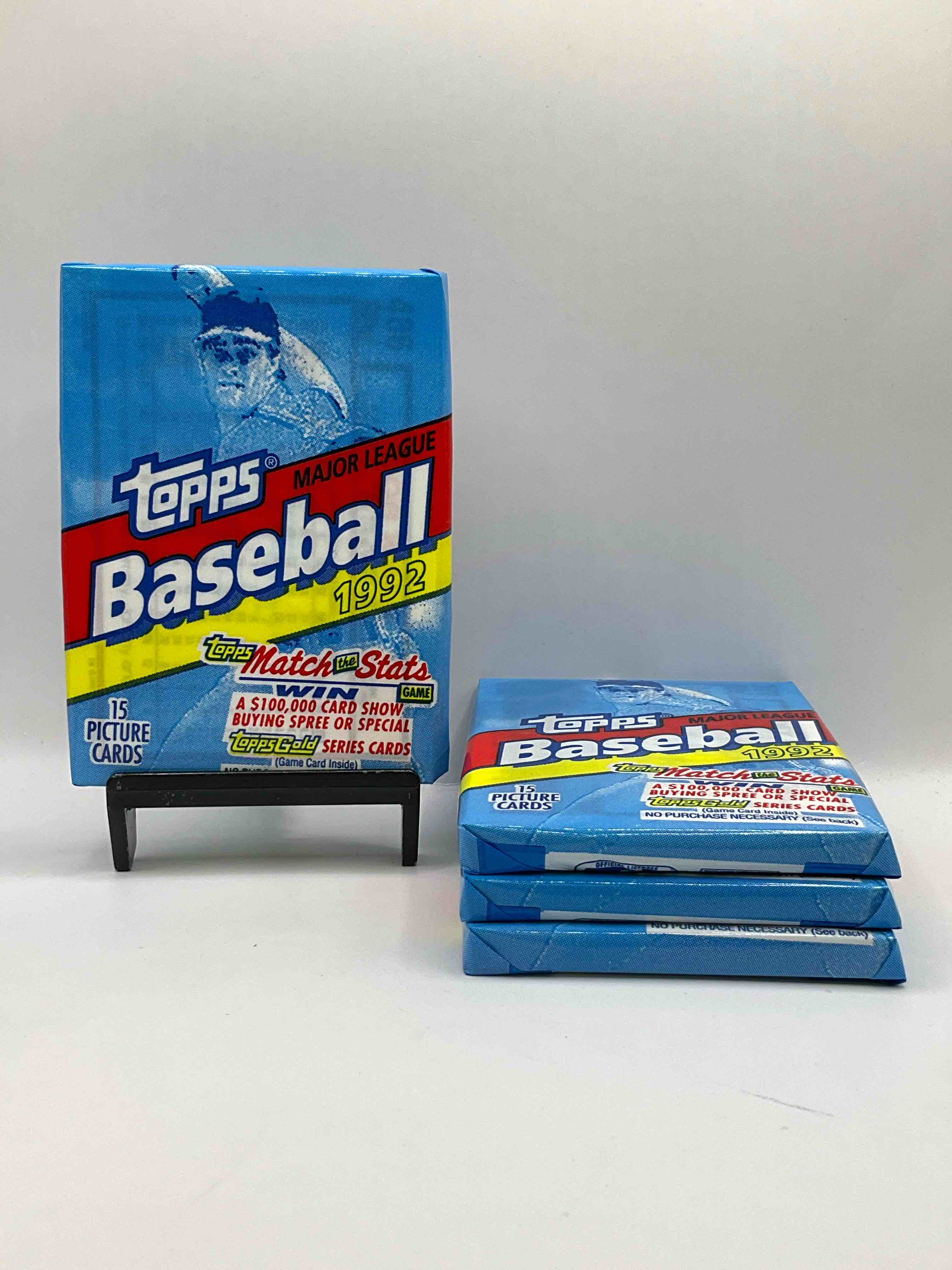 1992 Topps Baseball Gold! Rare 15 Cards Per Pack, With The Possibility For Some BIG Names Inside! Search For Nolan Ryan, Ken Griffey Jr, Don Mattingly & More! Crazy 1992 Topps Baseball Gold!