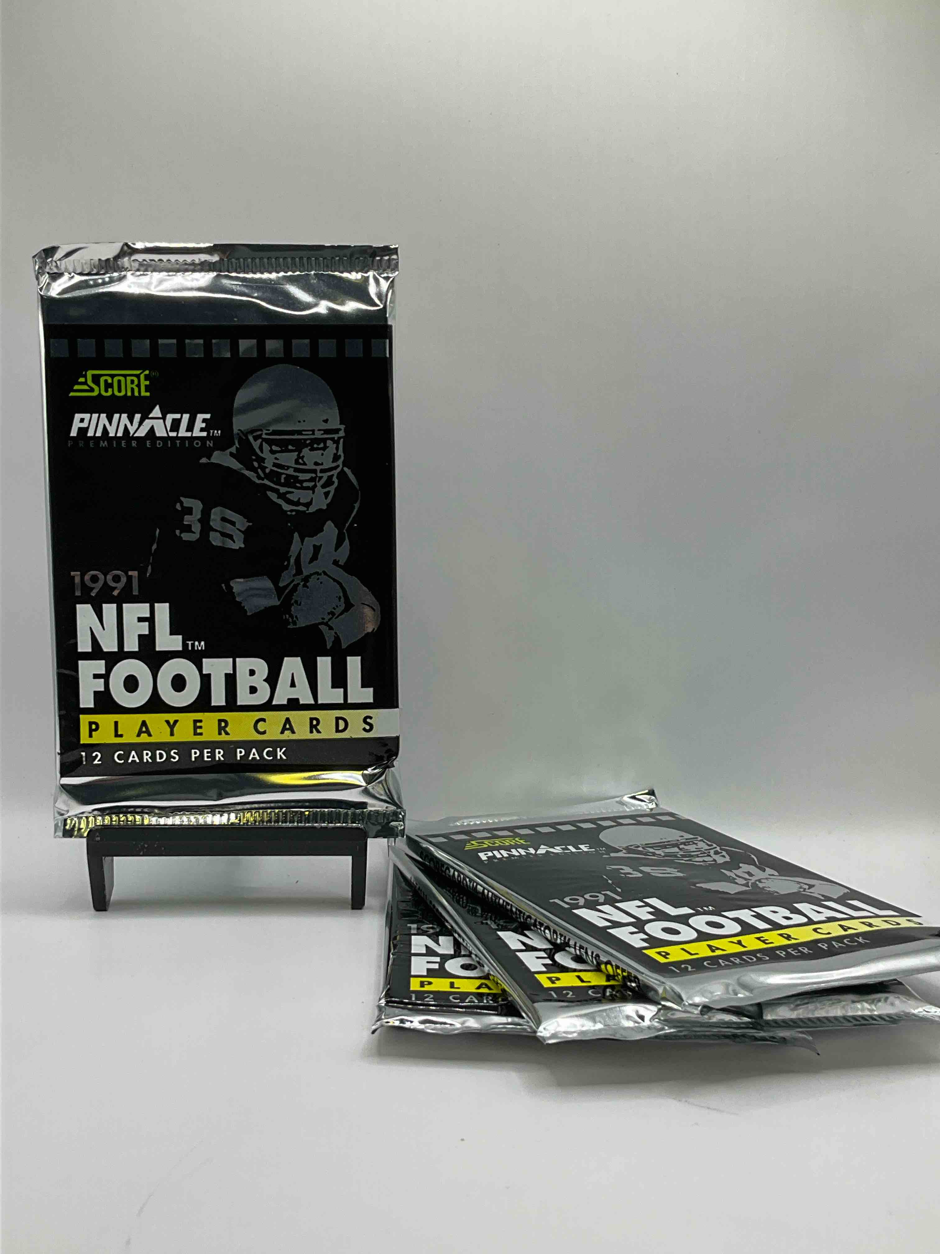 1991 Pinnacle Premier Edition Score Unopened Sports Card Packs Direct From Original Box! Search For Valuable Emmitt Smith Cards & Other Stars!