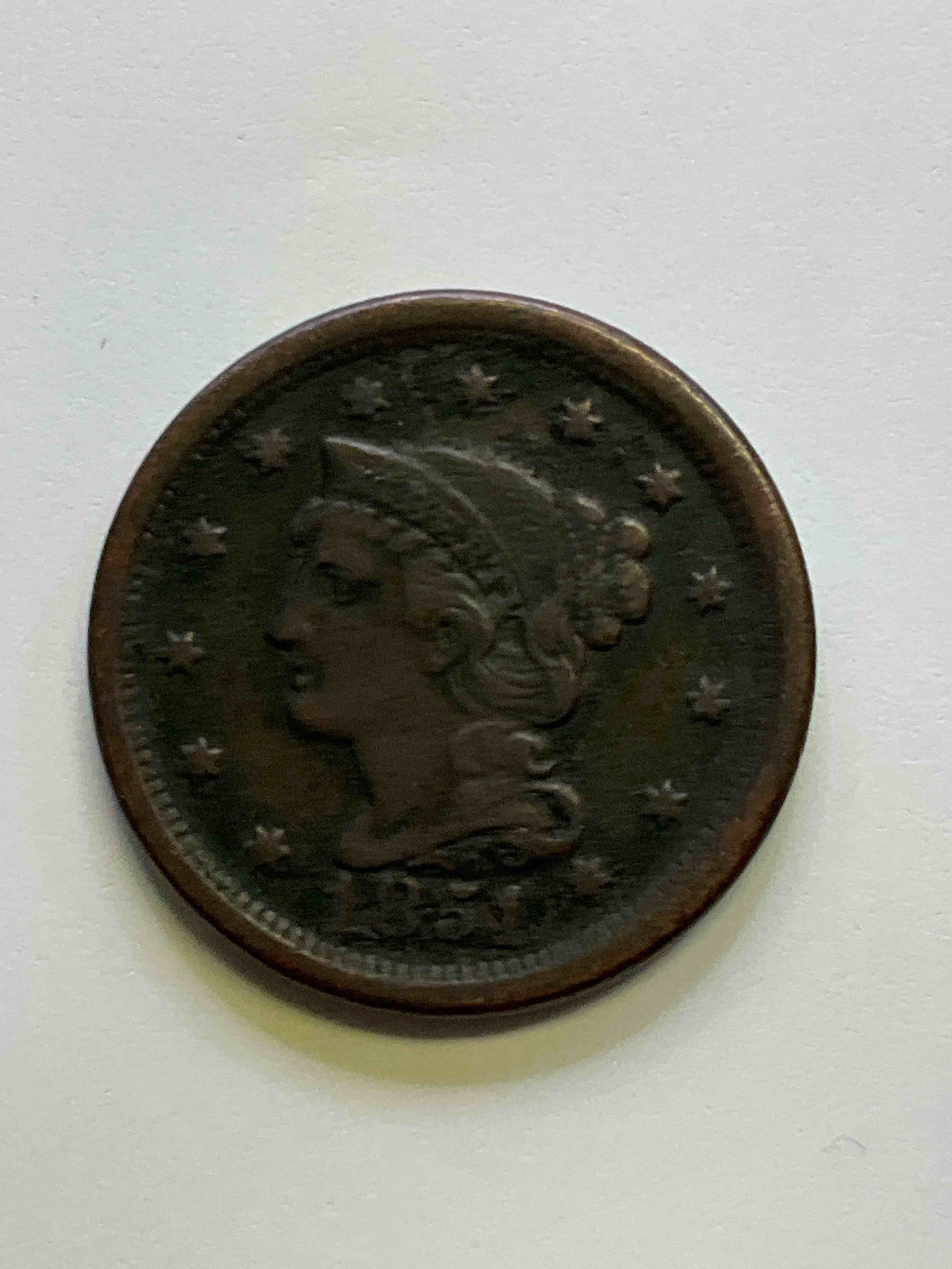 1851 Ultra Rare US One Cent Piece! These Coins Were Minted Starting In 1839 & Have Become Serious Collectors Items! This Rare One Cent Piece Is In Great Condition For The Year! 1800’s Coin, Think Of The History This Coin Has Seen! Incredible!  