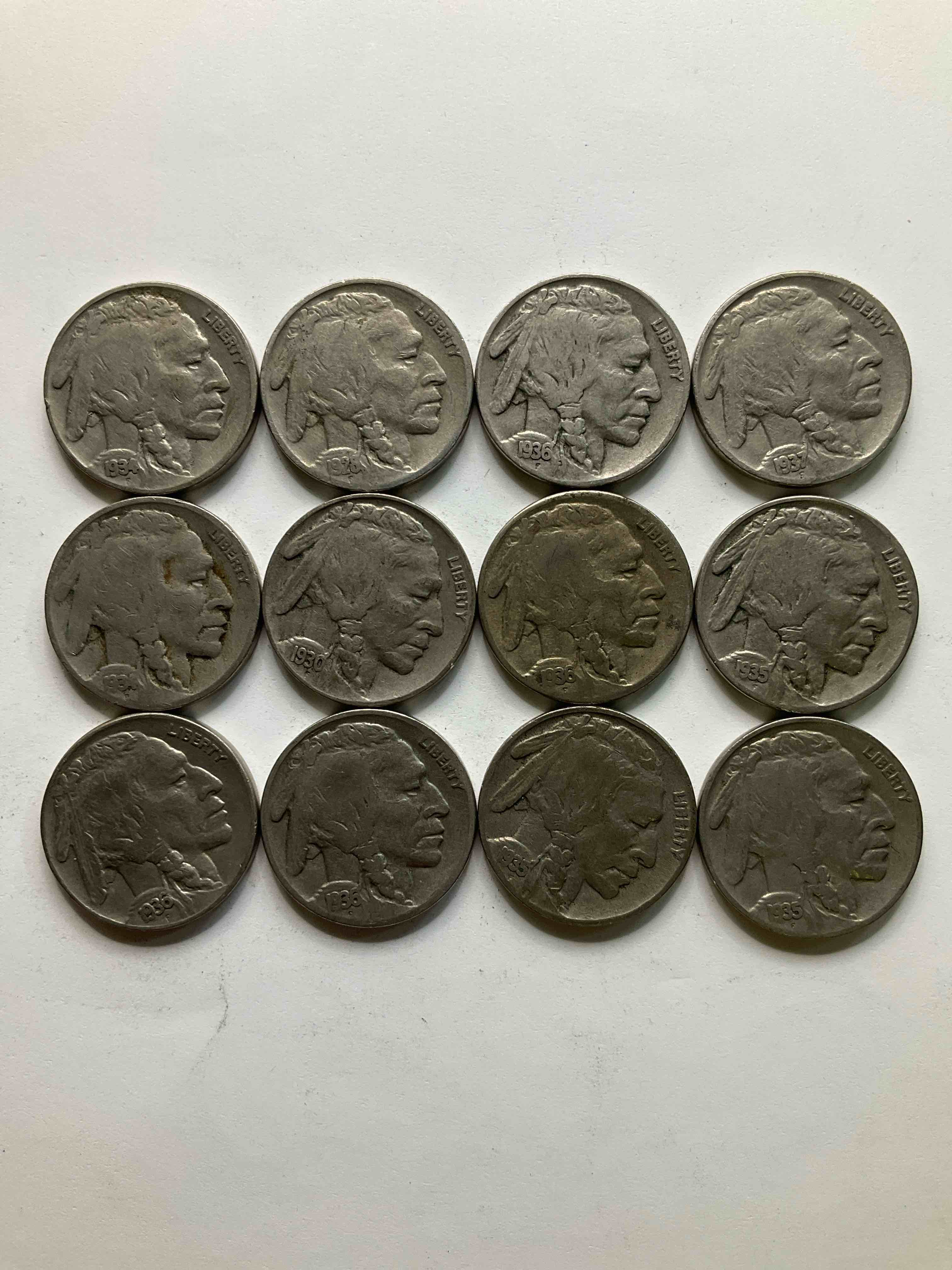 Historic Buffalo Nickels! Indian Head Buffalo Nickels Were Minted From 1913 To 1938 & Have Become A Favorite For Coin Collectors Around The World! Own Pieces Of American History With These Cool Indian Head Buffalo Nickels In Circulated Condition, Most With Visible Dates Which Is Very Rare For Buffalo Nickels!
