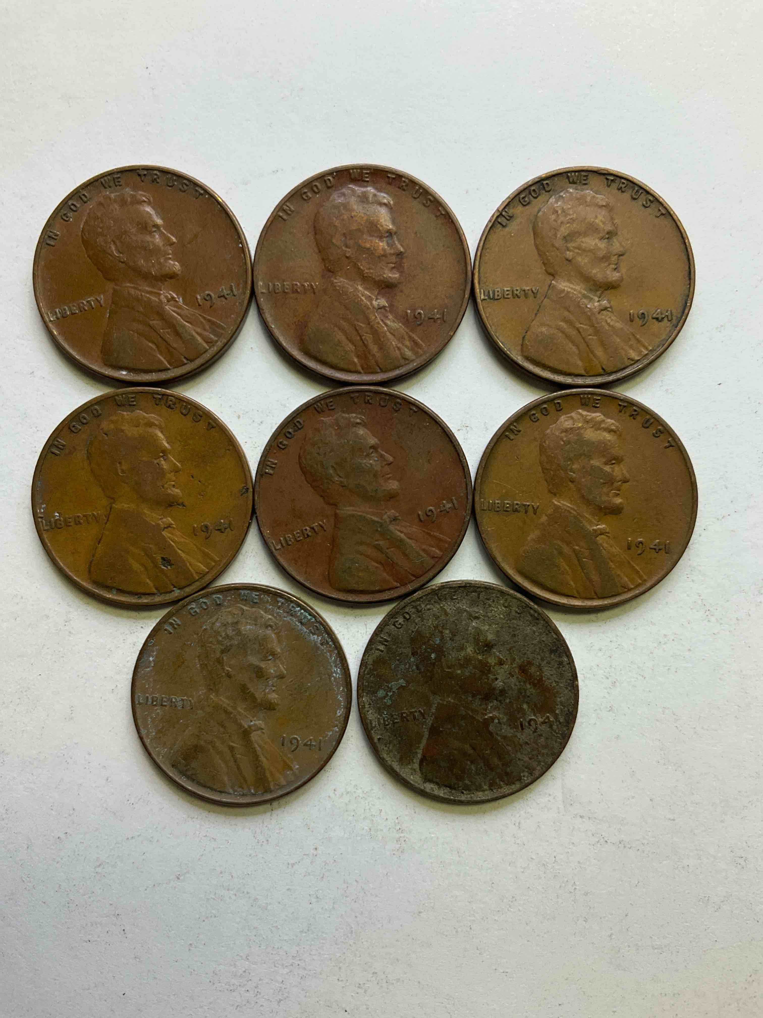 1941 WWII History! Check Out These Incredible Lincoln Pennies From The Year That Will Live In Infamy...1941 When On Dec 7 Pearl Harbor Was Bombed & America Entered World War 2! Nearly Impossible To Collect & Incredible Pieces Of History!
