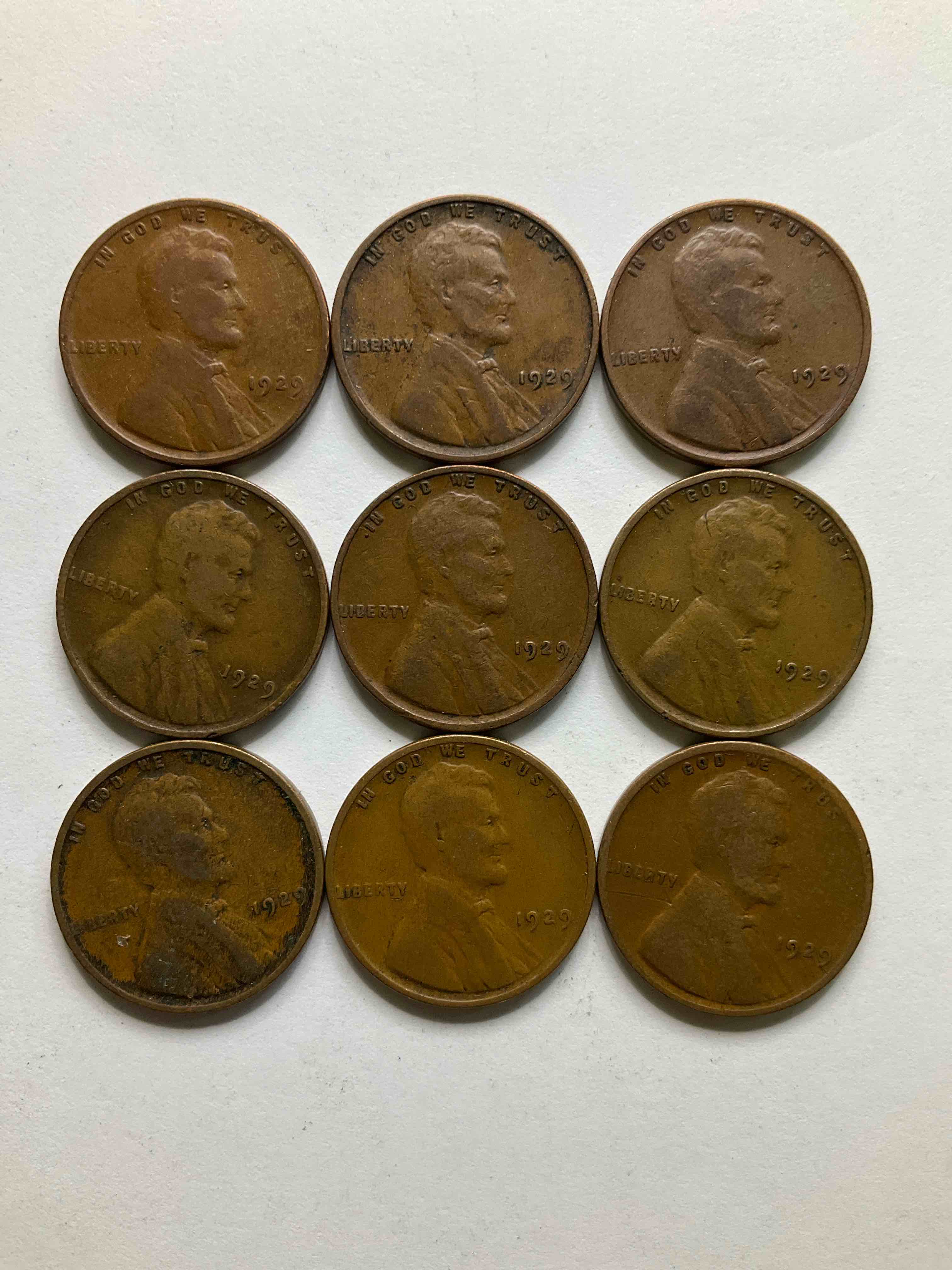 1929, The Year Of Infamy! Here Are RARE Pennies From 1929, The Year The Stock Market Crashed That Ended The Roaring Twenties & Entered America Into The Great Depression. These Gorgeous Pennies Are In Great, Circulated Condition For Their Age & Have Visible Dates. Own A Piece Of History From A Year That Will Live In Infamy!