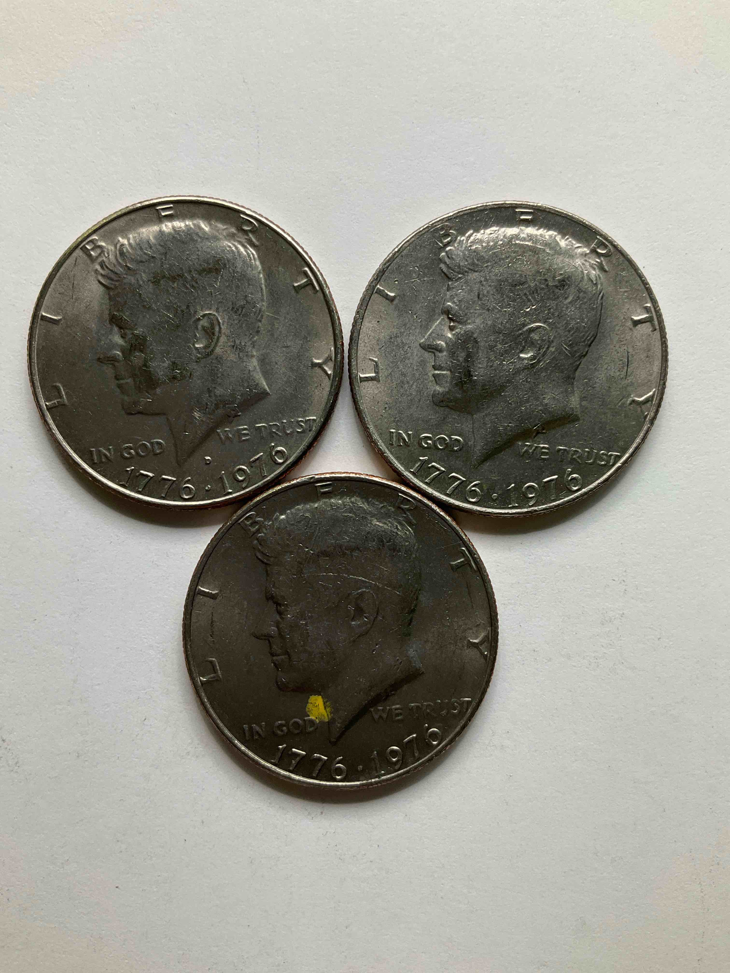 1976 Bicentennial Bliss! In 1976 The U.S. Mint Produced Coins Celebrating The 200 Year Anniversary Of America. Up For Auction Are Awesome Examples Of Kennedy Half Dollar Coins Produced For This... The Infamous Half Dollar & 200 Year Anniversary Edition! Highly Desirable For Collectors! Own Pieces Of History & Get Ready For America's 250 Year Anniversary Coming Soon!