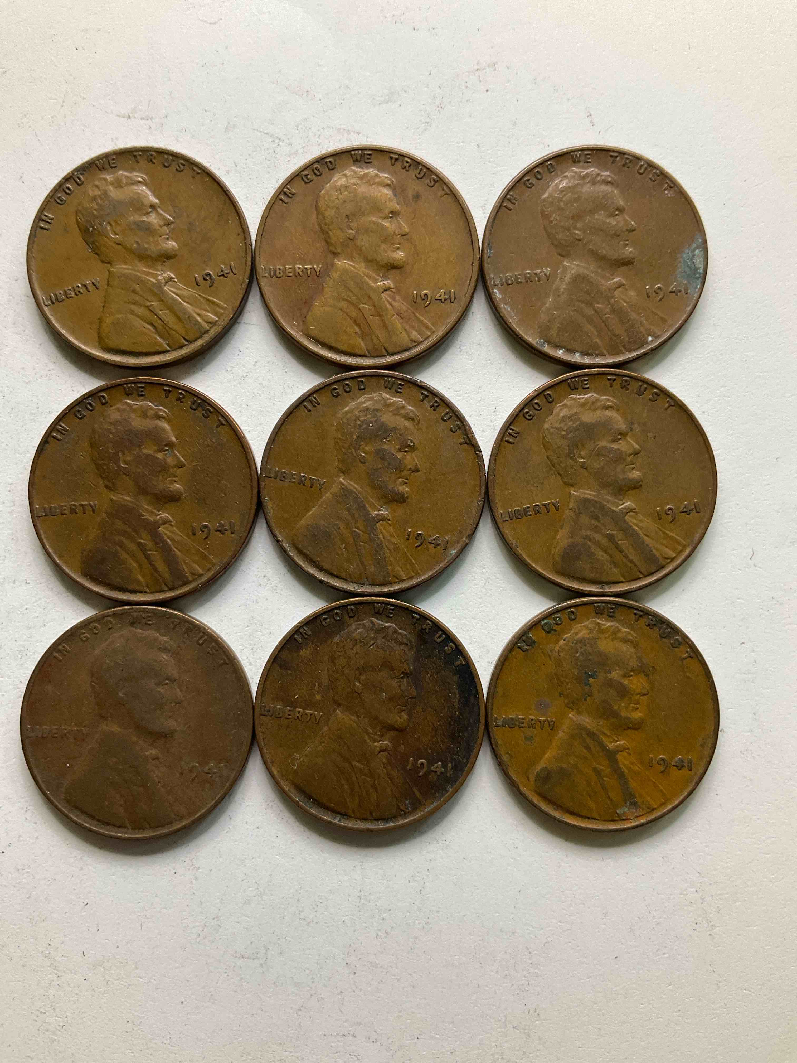 1941 WWII History! Check Out These Incredible Lincoln Pennies From The Year That Will Live In Infamy...1941 When On Dec 7 Pearl Harbor Was Bombed & America Entered World War 2! Nearly Impossible To Collect & Incredible Pieces Of History!