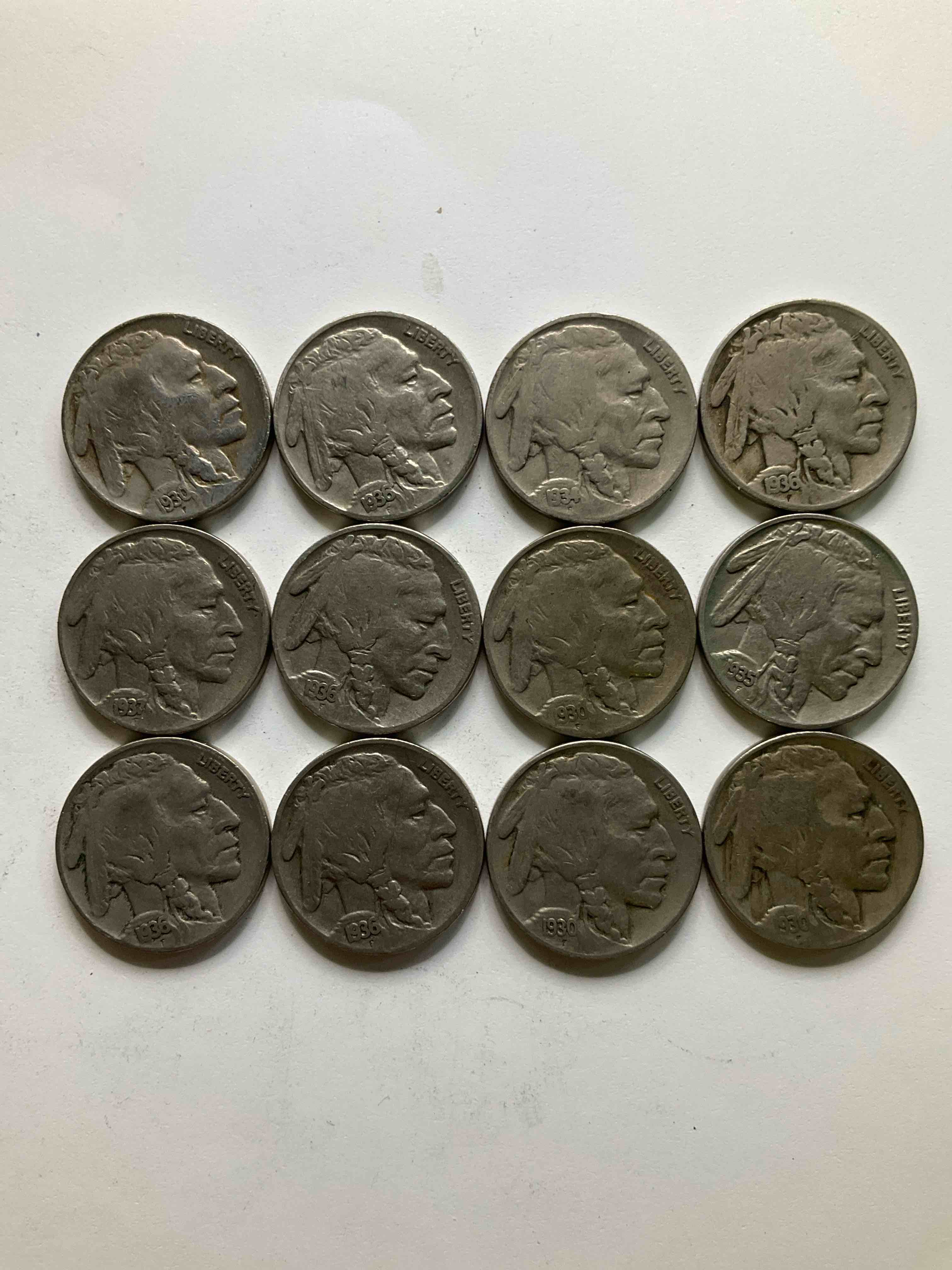 Historic Buffalo Nickels! Indian Head Buffalo Nickels Were Minted From 1913 To 1938 & Have Become A Favorite For Coin Collectors Around The World! Own Pieces Of American History With These Cool Indian Head Buffalo Nickels In Circulated Condition, Most With Visible Dates Which Is Very Rare For Buffalo Nickels!