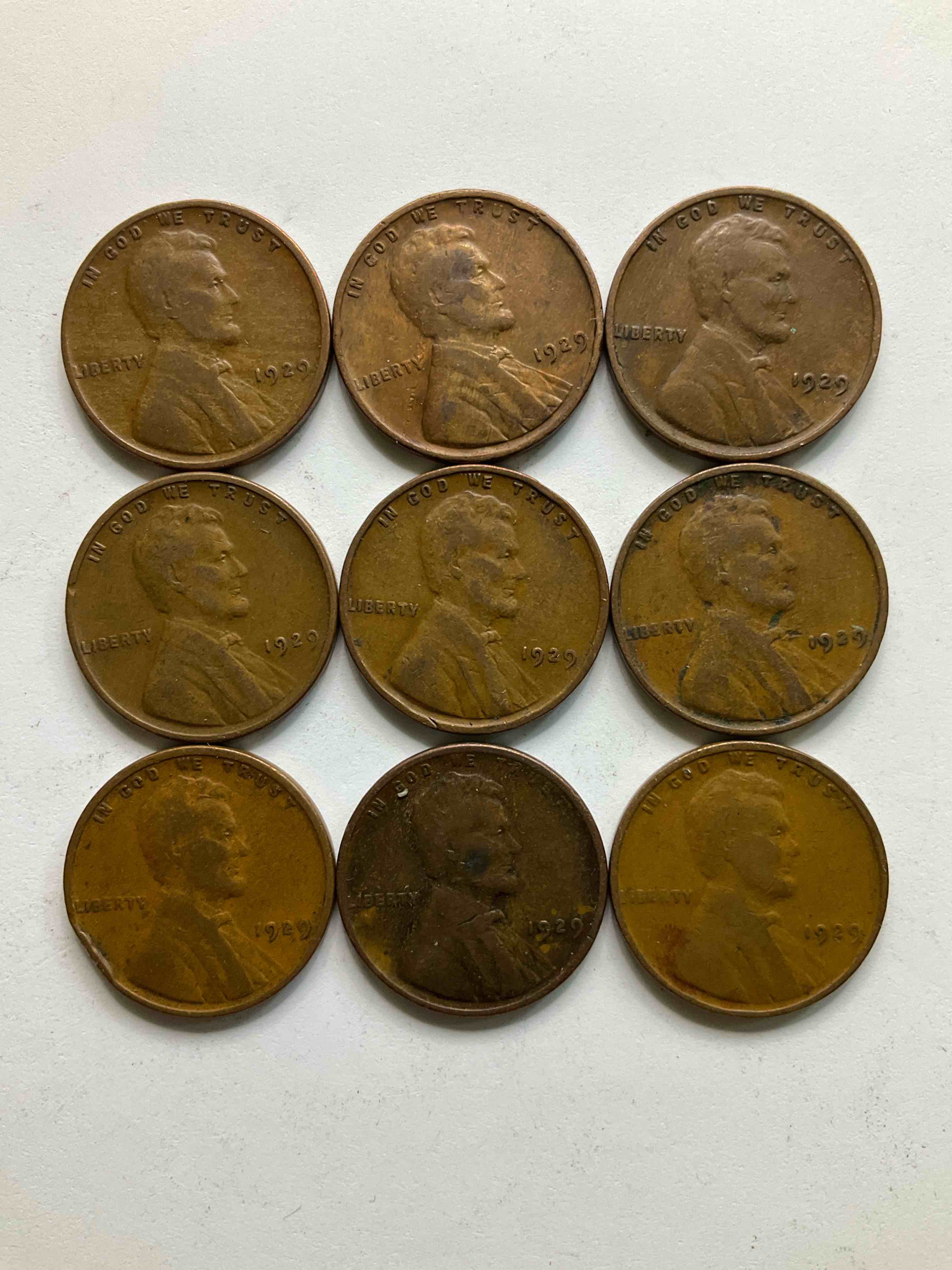 1929, The Year Of Infamy! Here Are RARE Pennies From 1929, The Year The Stock Market Crashed That Ended The Roaring Twenties & Entered America Into The Great Depression. These Gorgeous Pennies Are In Great, Circulated Condition For Their Age & Have Visible Dates. Own A Piece Of History From A Year That Will Live In Infamy!