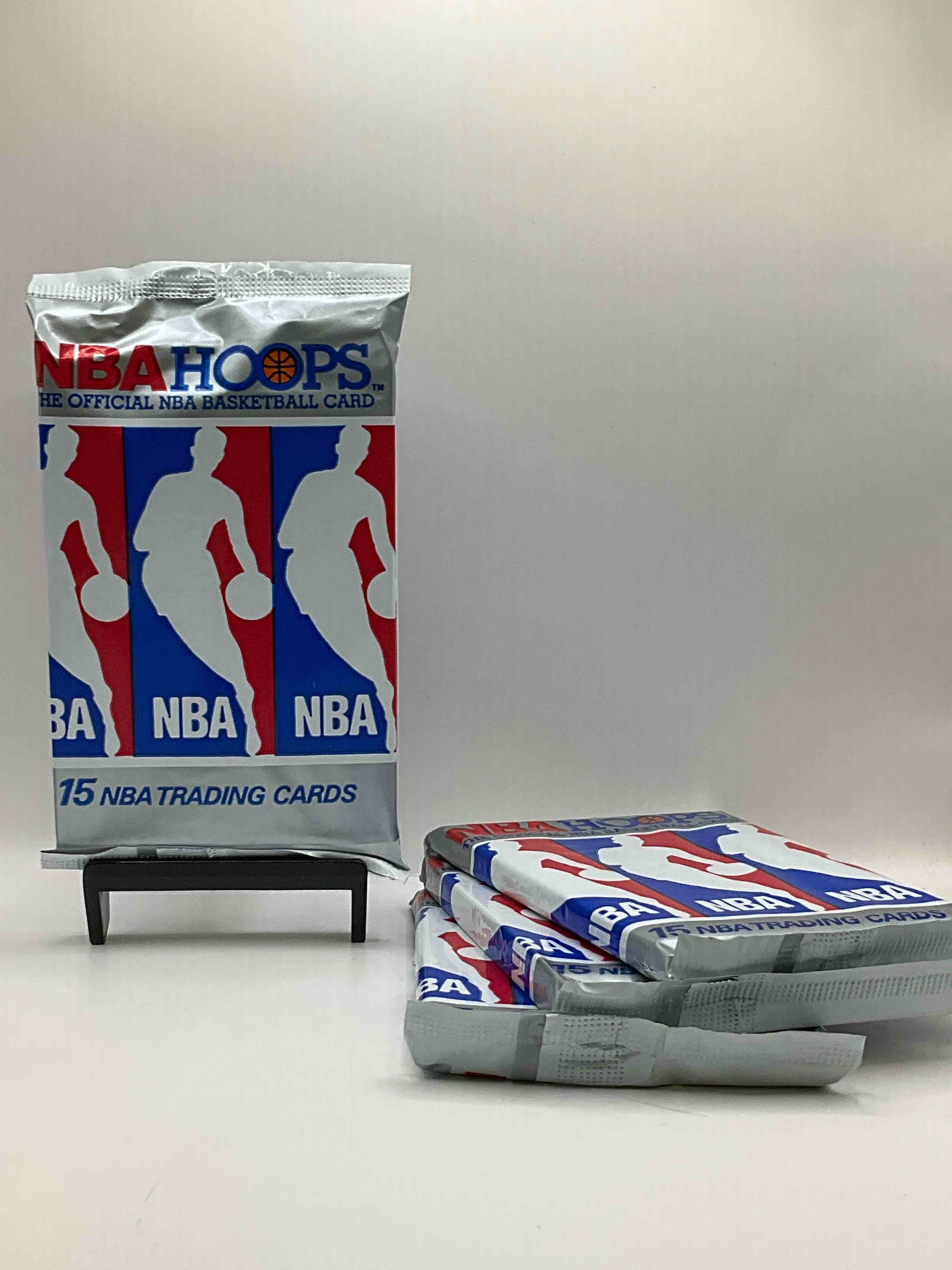 Michael Jordan!? 1990/91 NBA Hoops Unopened Sealed Trading Collectible Sports Card Pack, Direct From Original Sealed Retail Case!  Search For Early Michael Jordan #65 (PSA 10 Value $550), Jordan All Star Card, & Too Many Other Nice Cards To List!