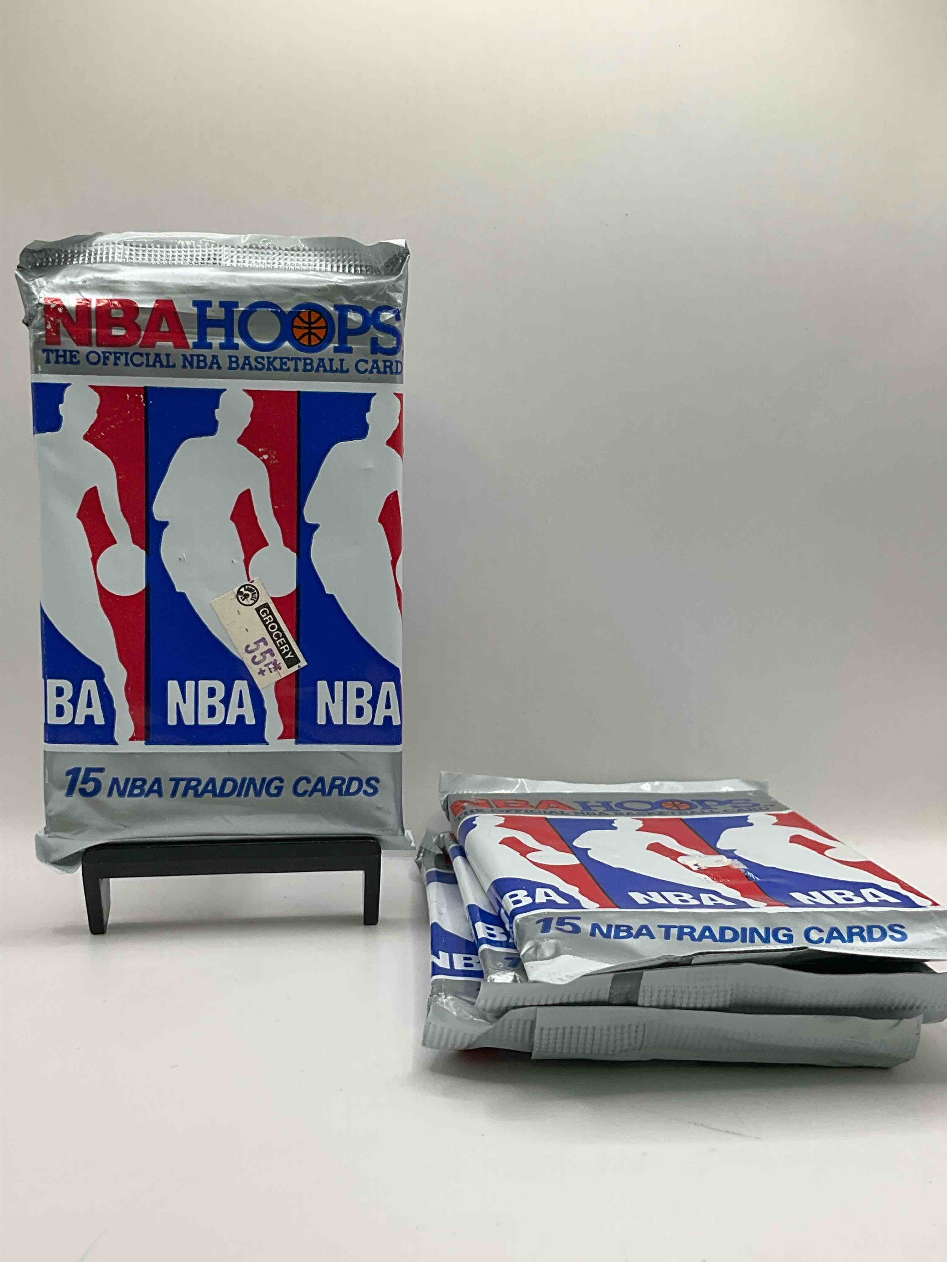 Michael Jordan!? 1990/91 NBA Hoops Unopened Sealed Trading Collectible Sports Card Pack, Direct From Original Sealed Retail Case!  Search For Early Michael Jordan #65 (PSA 10 Value $550), Jordan All Star Card, & Too Many Other Nice Cards To List!