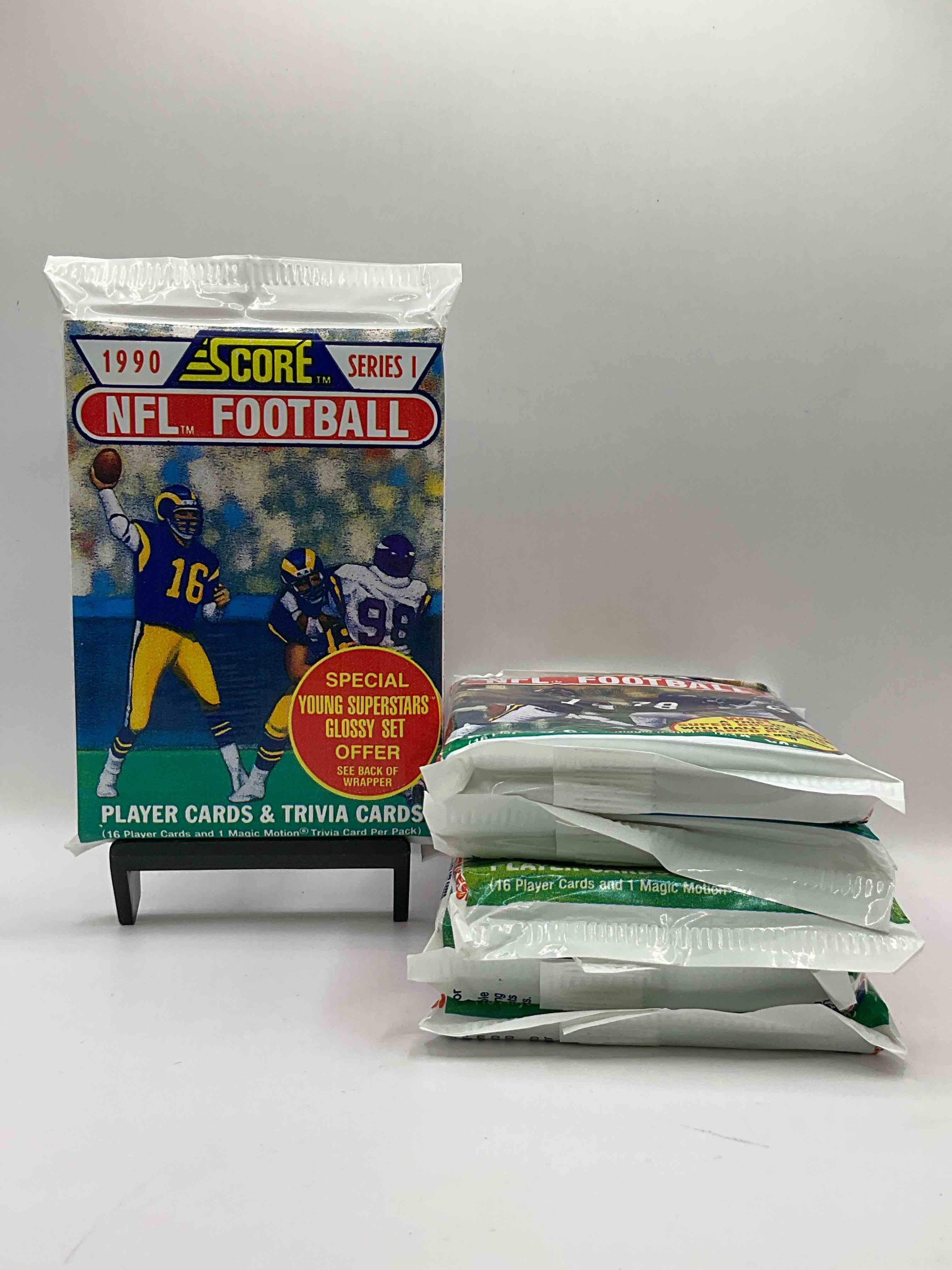Emmitt Smith Rookie!? In Perfect Condition Worth Hundreds! 1990 Score Football Unopened Collectible Sports Card Packs! Direct From Original Box! Look For Valuable Emmitt Smith Rookie Cards! Let The Search Begin!