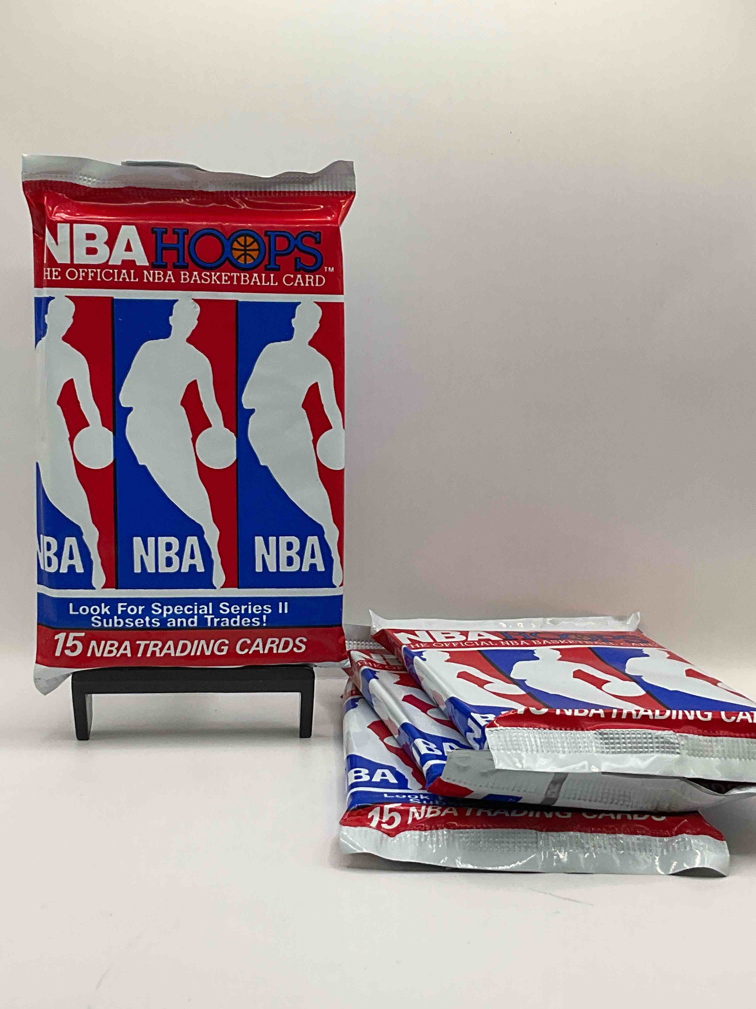 Michael Jordan?! Wow, Vintage 1990/91 NBA Hoops RARE Red Series Two Sealed Sports Card & Collectible Pack, Direct From Original Factory Sealed Retail Case! Series 2 Extremely Hard To Find & Includes Sought After Subsets! Look For Many Valuable Cards Such As Michael Jordan #65 (PSA 10 Value $225) & So Much More!