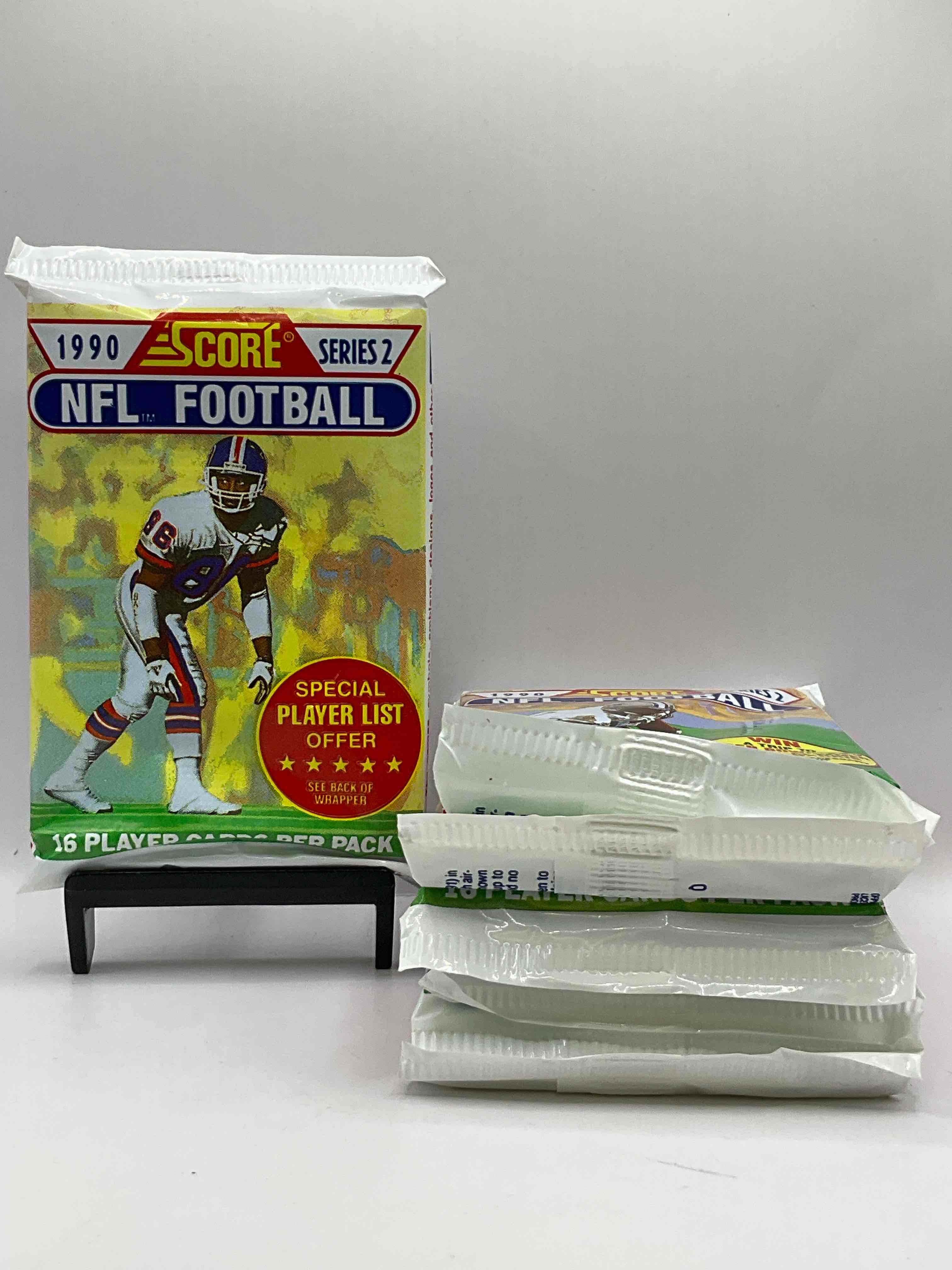 Emmitt Smith Rookie!? In Perfect Condition Worth Hundreds! 1990 Score Football Unopened Collectible Sports Card Packs! Direct From Original Box! Look For Valuable Emmitt Smith Rookie Cards! Let The Search Begin!