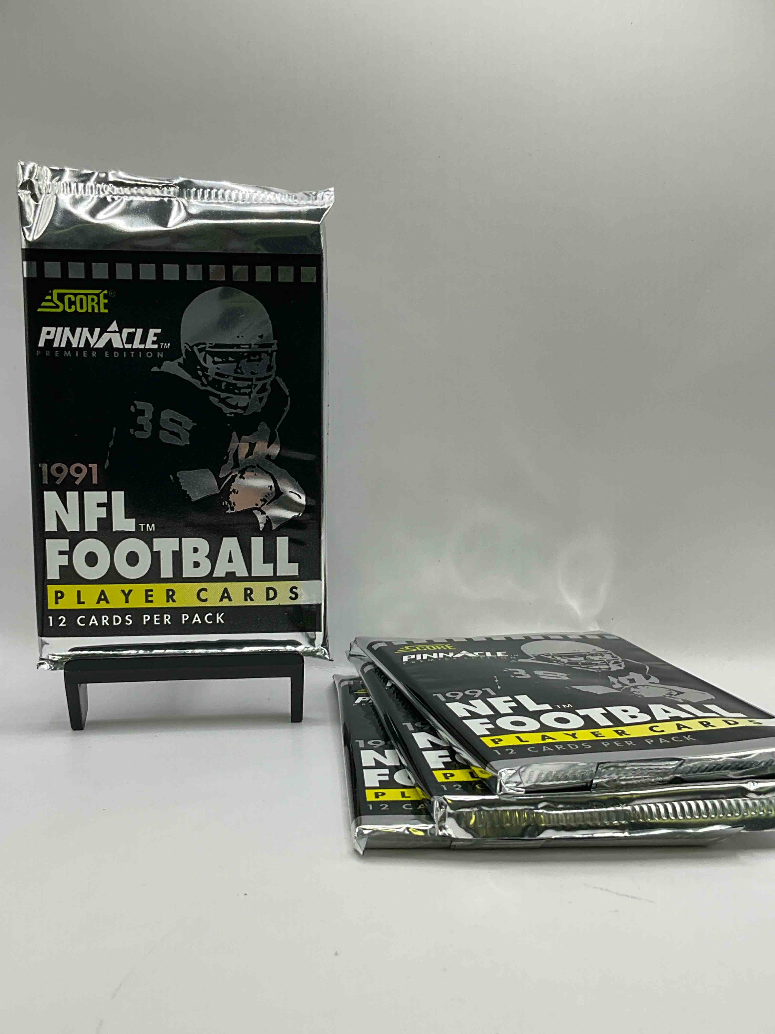 1991 Pinnacle Premier Edition Score Unopened Sports Card Packs Direct From Original Box! Search For Valuable Emmitt Smith Cards & Other Stars!