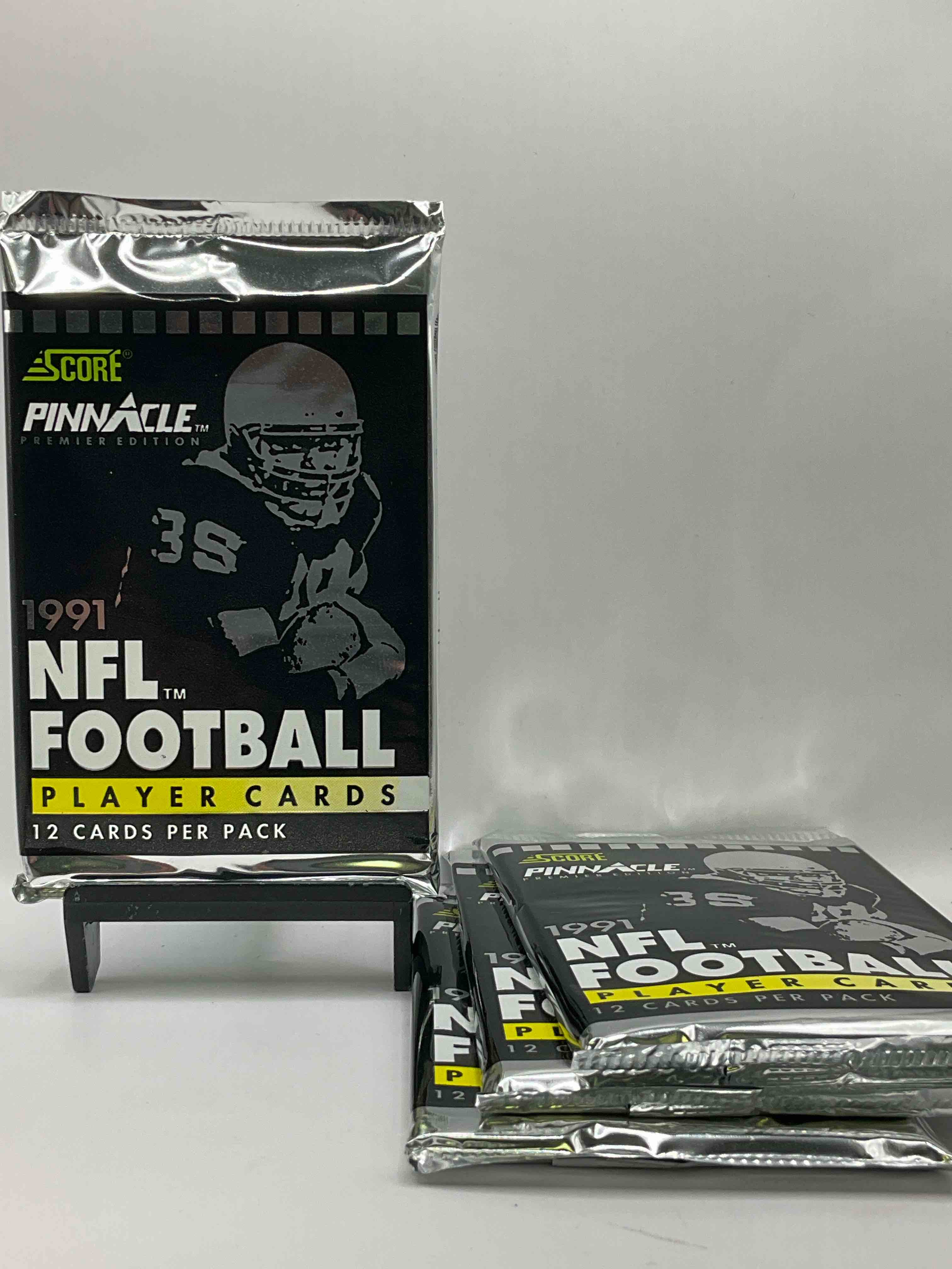 1991 Pinnacle Premier Edition Score Unopened Sports Card Packs Direct From Original Box! Search For Valuable Emmitt Smith Cards & Other Stars!