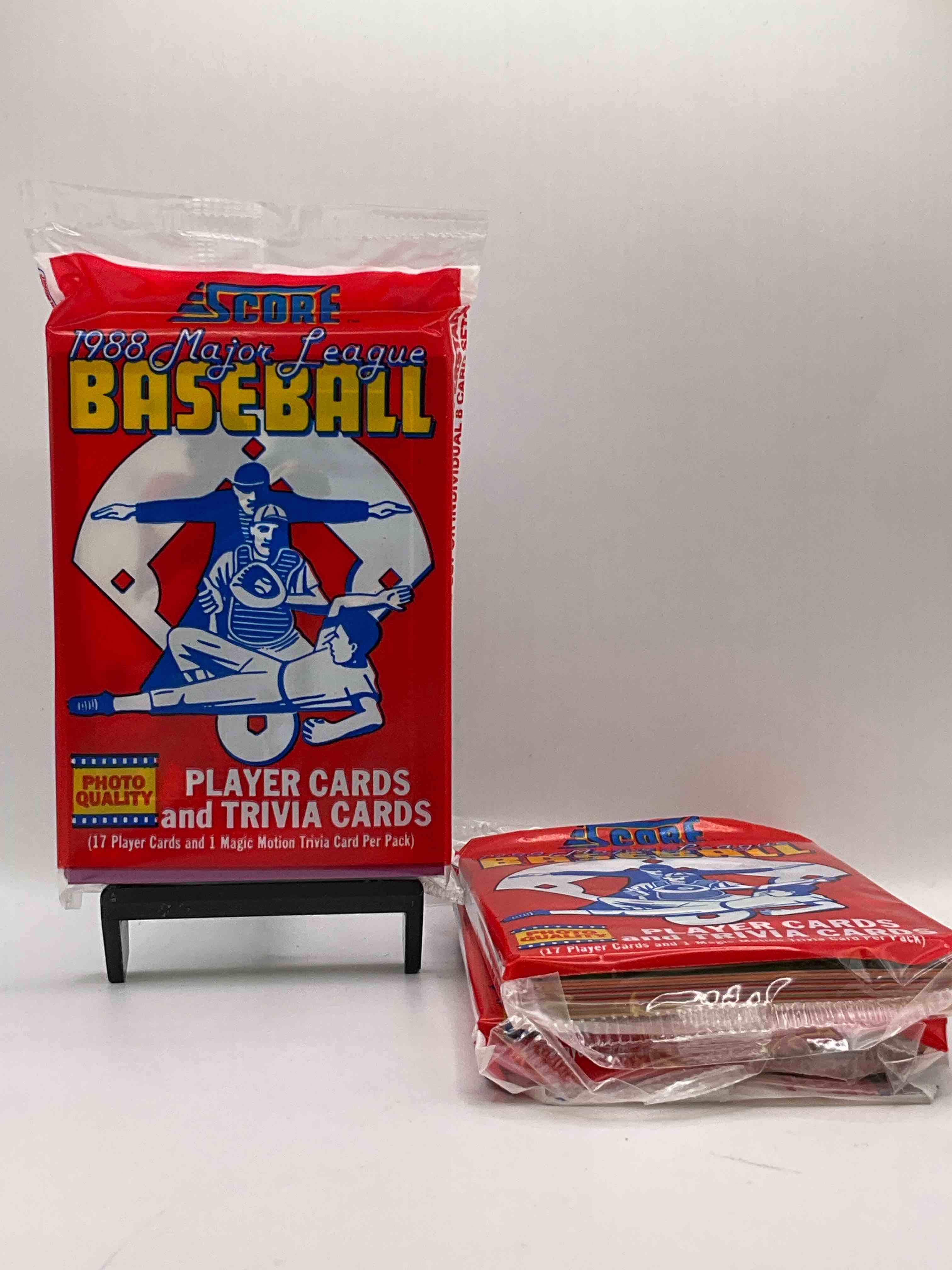 1988 Score Baseball Sealed Sports Collectible Card Pack, Direct From Original Retail Case! Search For Valuable Don Mattingly #1 & So Many Cool Nostalgic 80's Players!